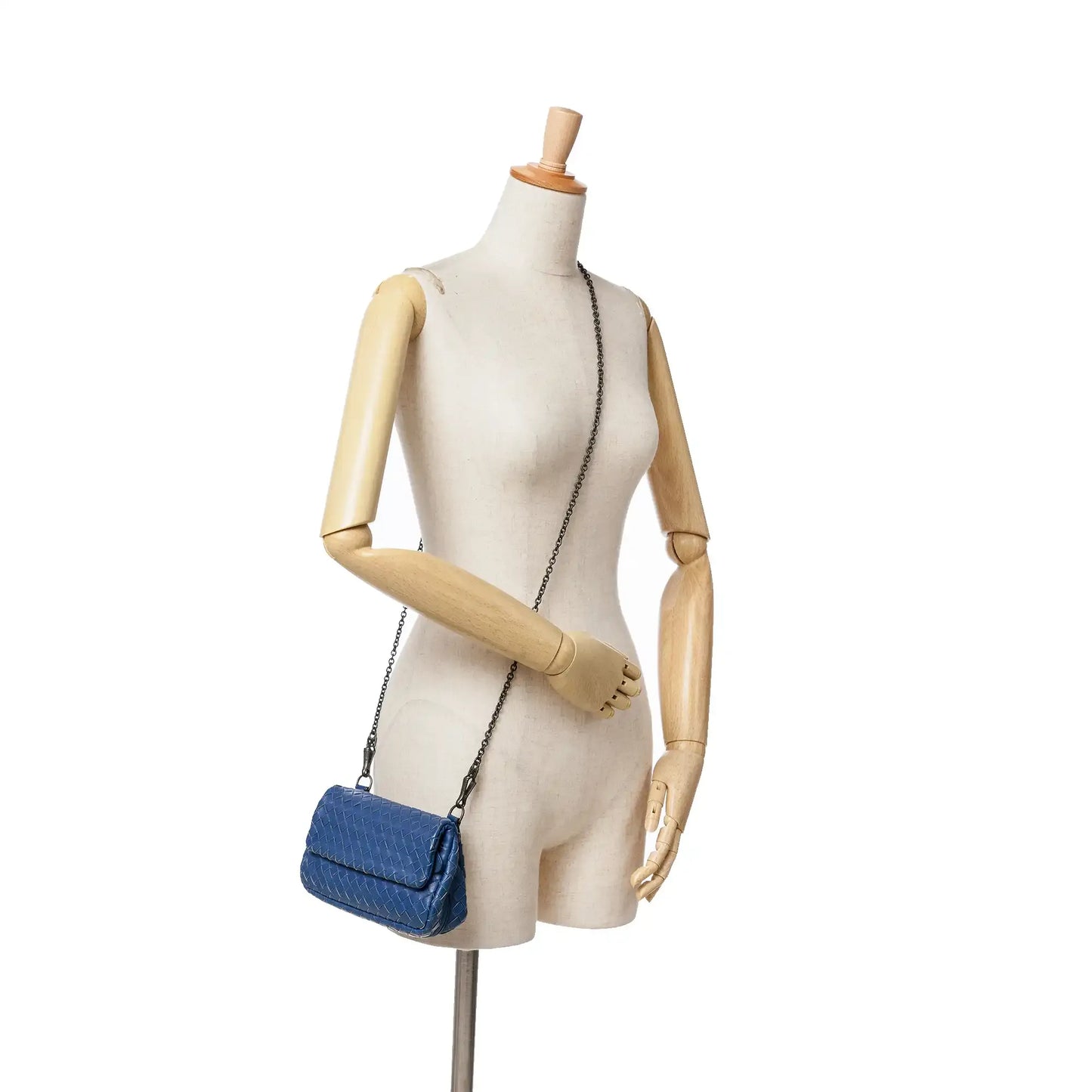 Bottega Veneta Intrecciato Chain Flap Crossbody
