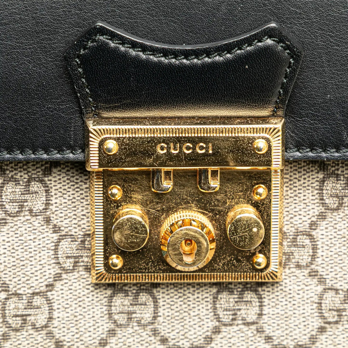 Gucci GG Supreme Padlock Backpack