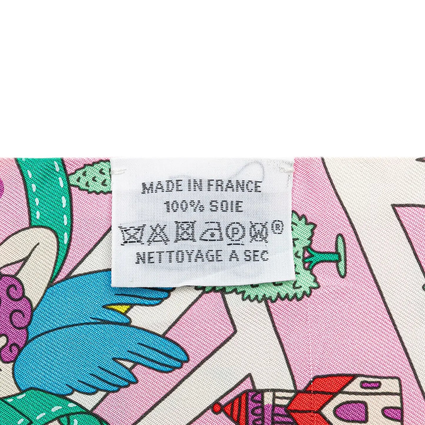 Hermès Les Nouveaux Amoureux de Paris Twilly Silk Scarf