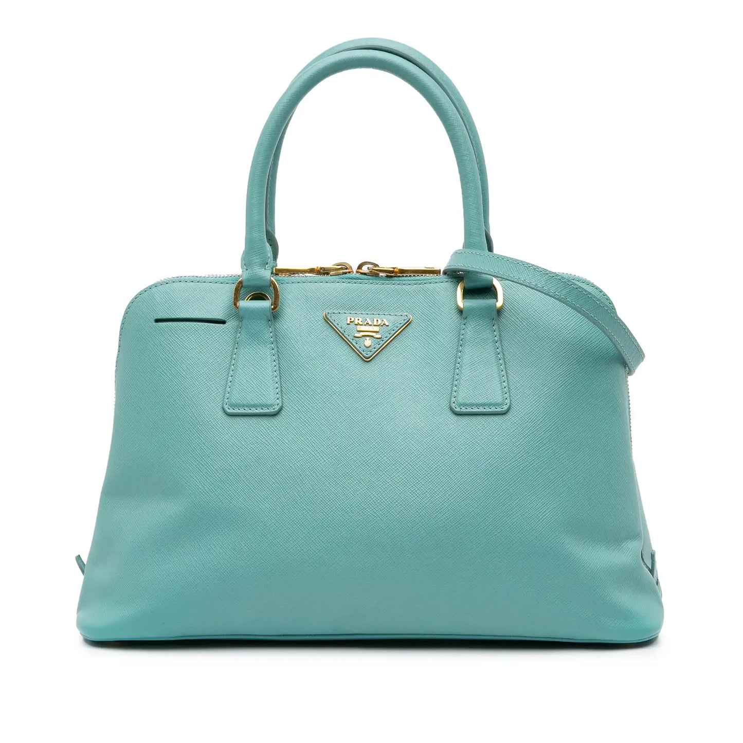 Prada Medium Saffiano Lux Promenade Satchel