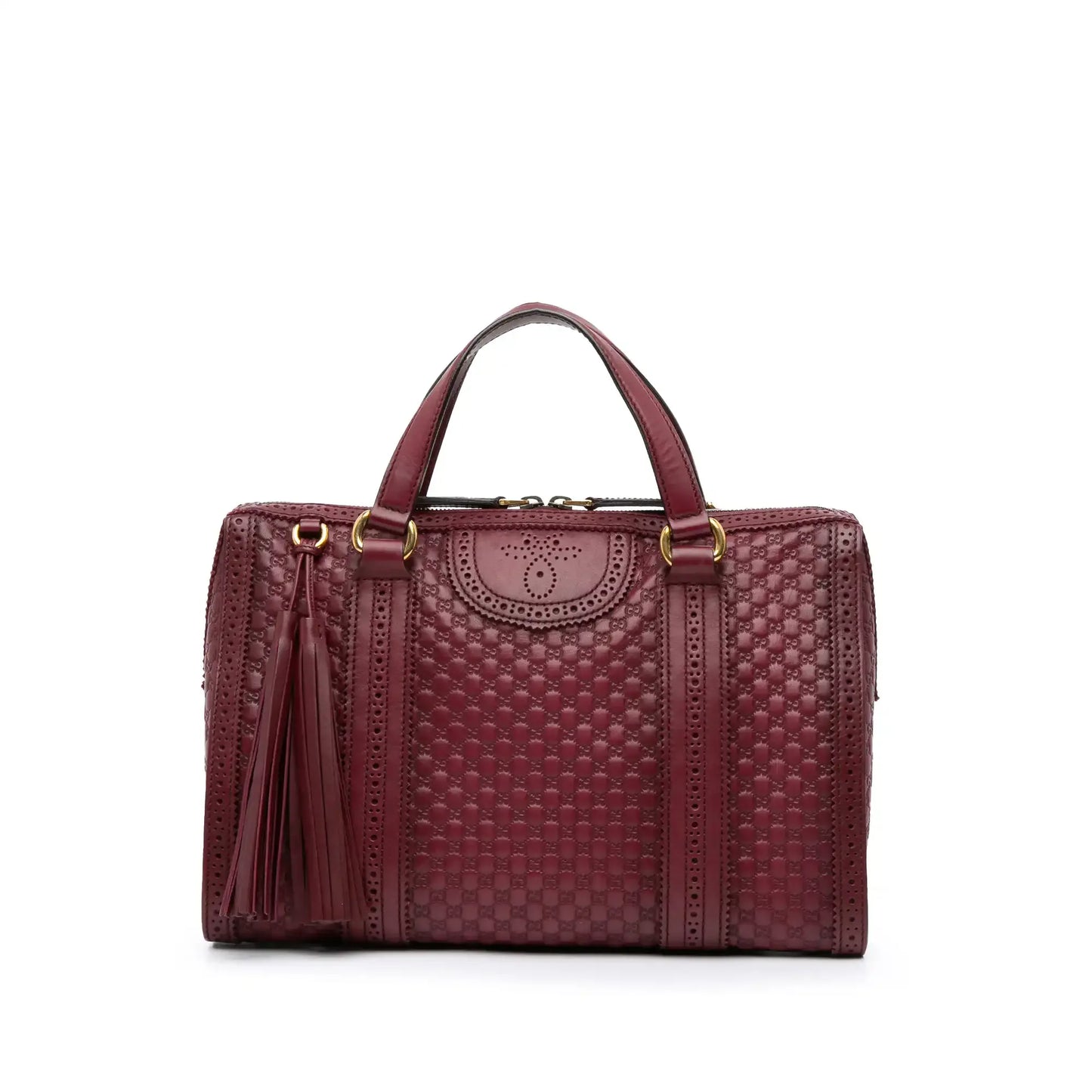 Gucci Microguccissima Brogue Duilio Boston Bag