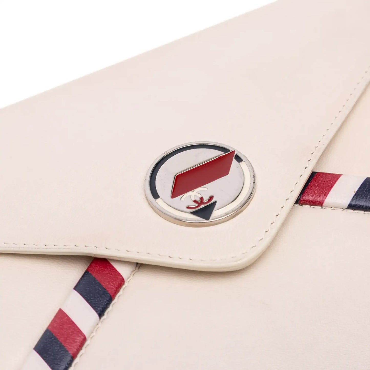 Chanel Lambskin Airlines Envelope Clutch