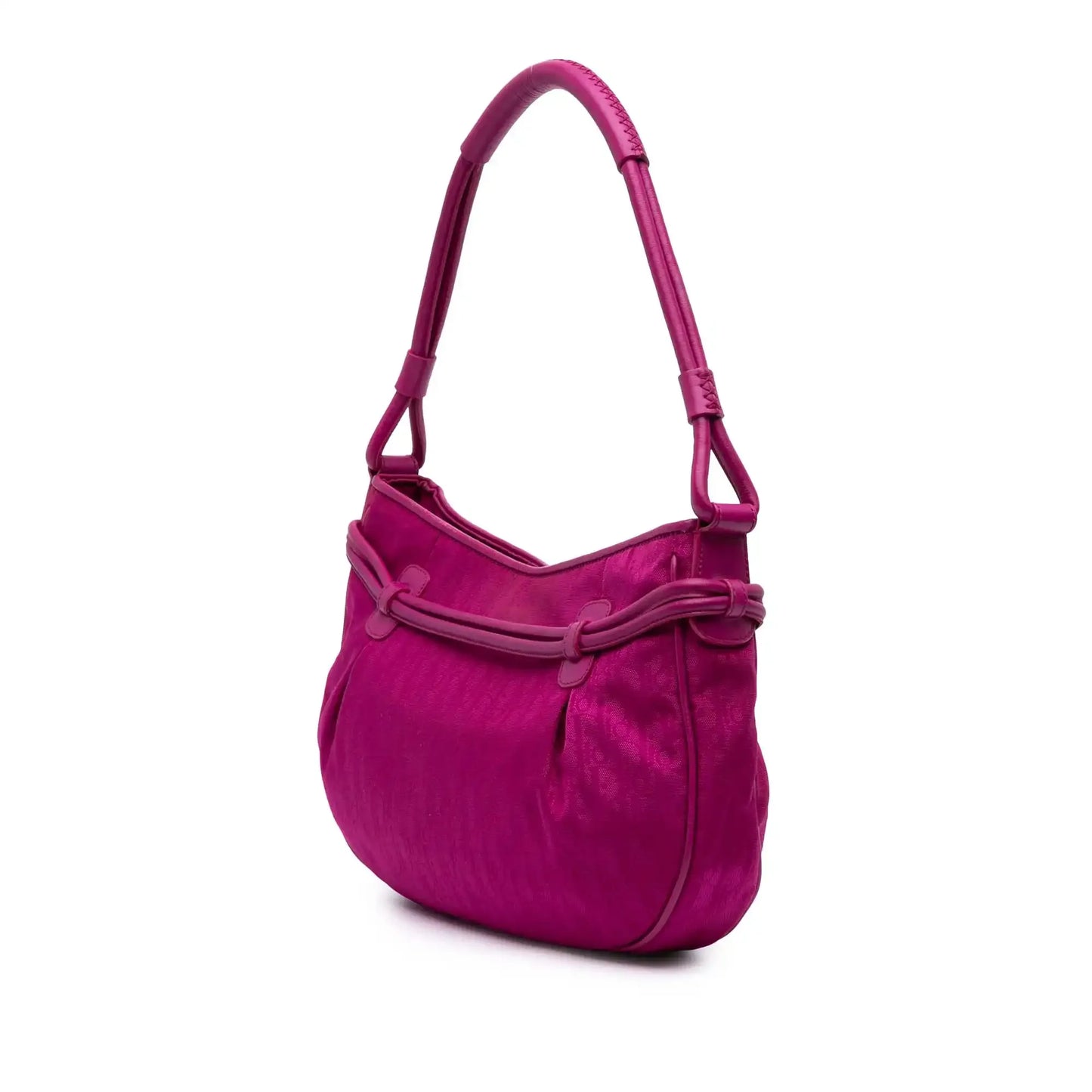 Dior Diorissimo Trotter Canvas Bow Charm Shoulder Bag