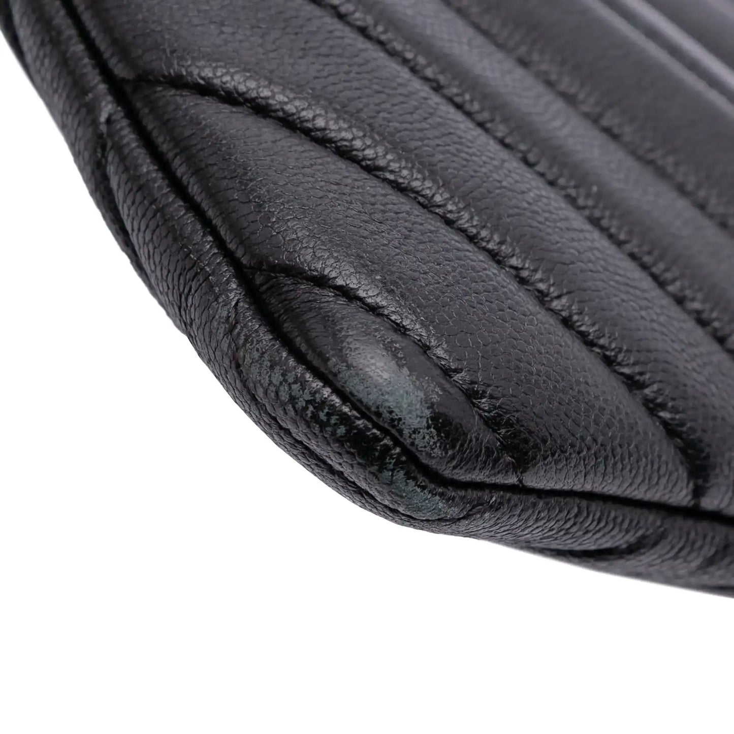 Chanel Large Chevron Caviar Ancient Greek Charms O Case Clutch