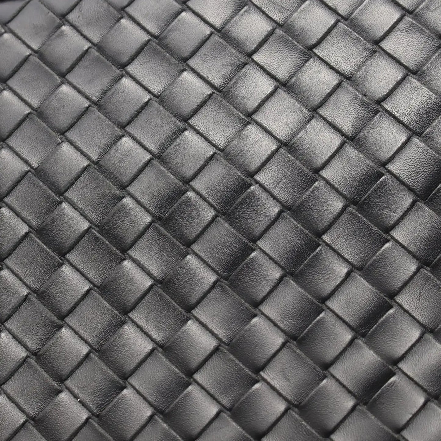 Bottega Veneta Leather Intrecciato Clutch