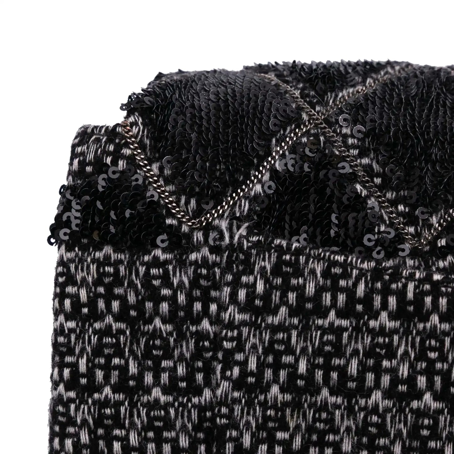 Chanel Large Tweed and Sequin Icons 3 Accordion Flap