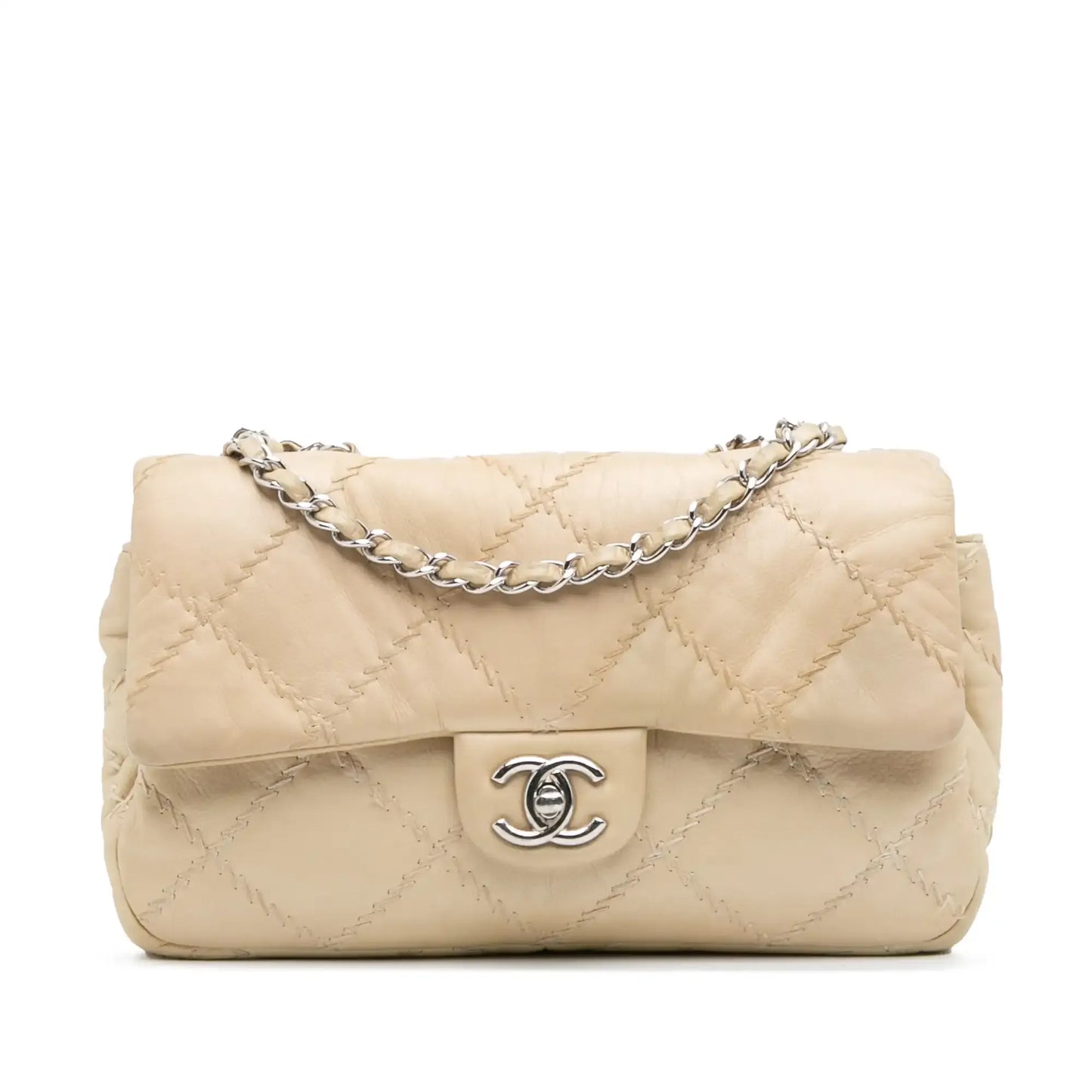 Chanel CC Quilted Calfskin Ultimate Stitch Flap