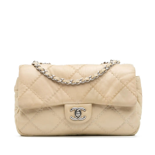 Chanel CC Quilted Calfskin Ultimate Stitch Flap
