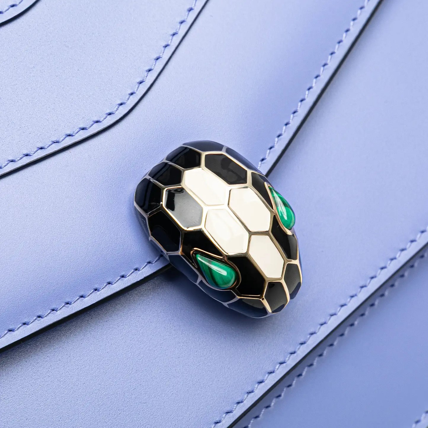 Bvlgari Medium Calfskin Serpenti Forever Shoulder Bag