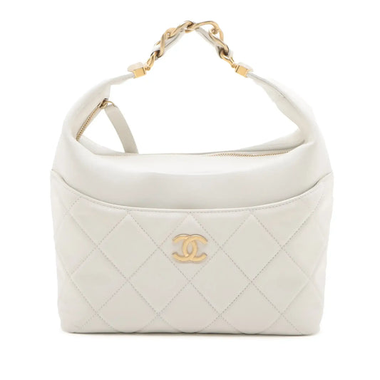 Chanel Quilted Calfskin Close To Me Hobo