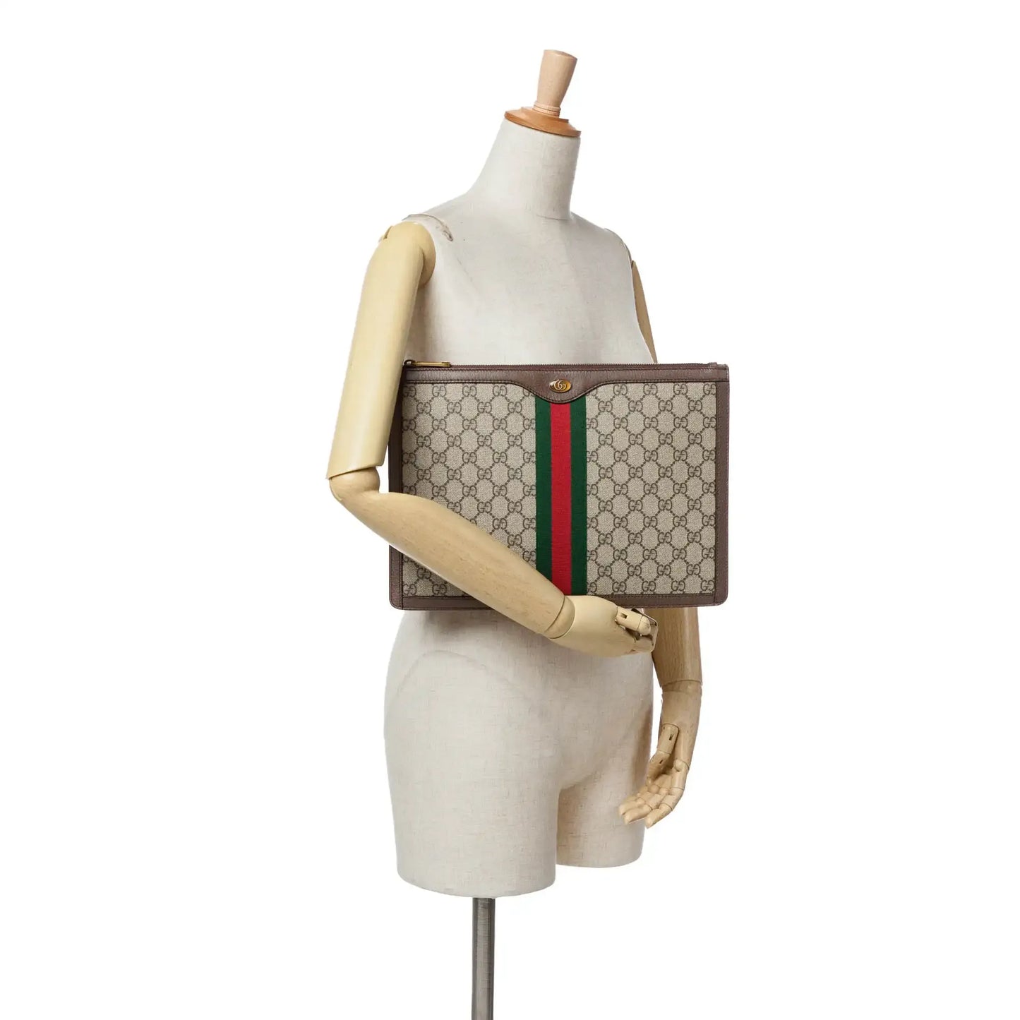 Gucci GG Supreme Ophidia Clutch