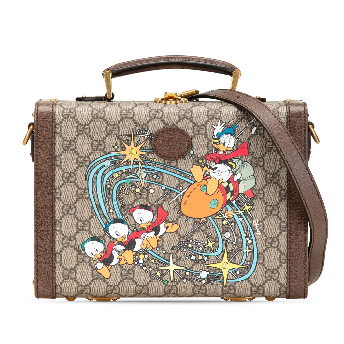 Gucci Disney GG Supreme Donald Duck Savoy Vanity Case