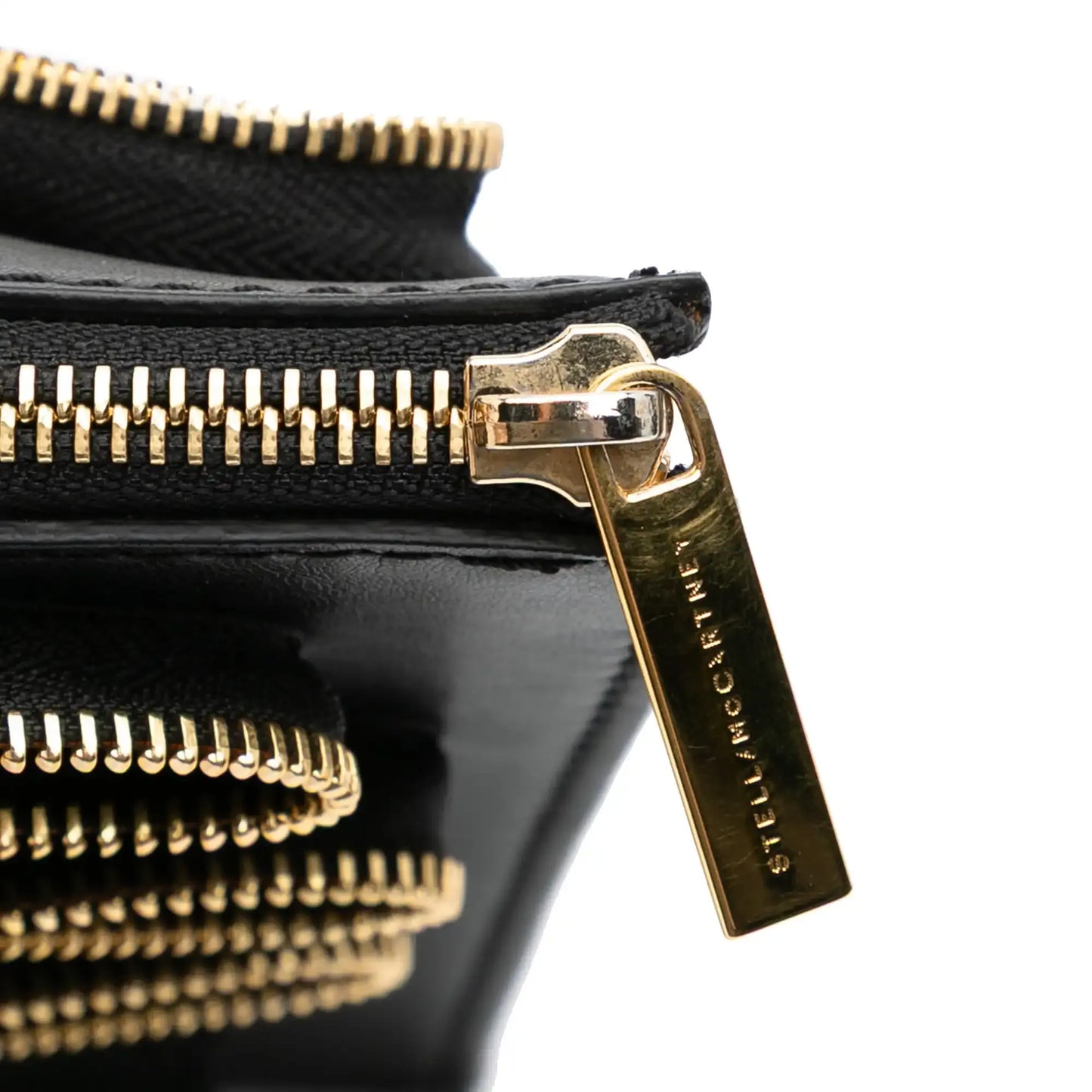 Stella McCartney Faux Nappa Cavendish Zipper Clutch