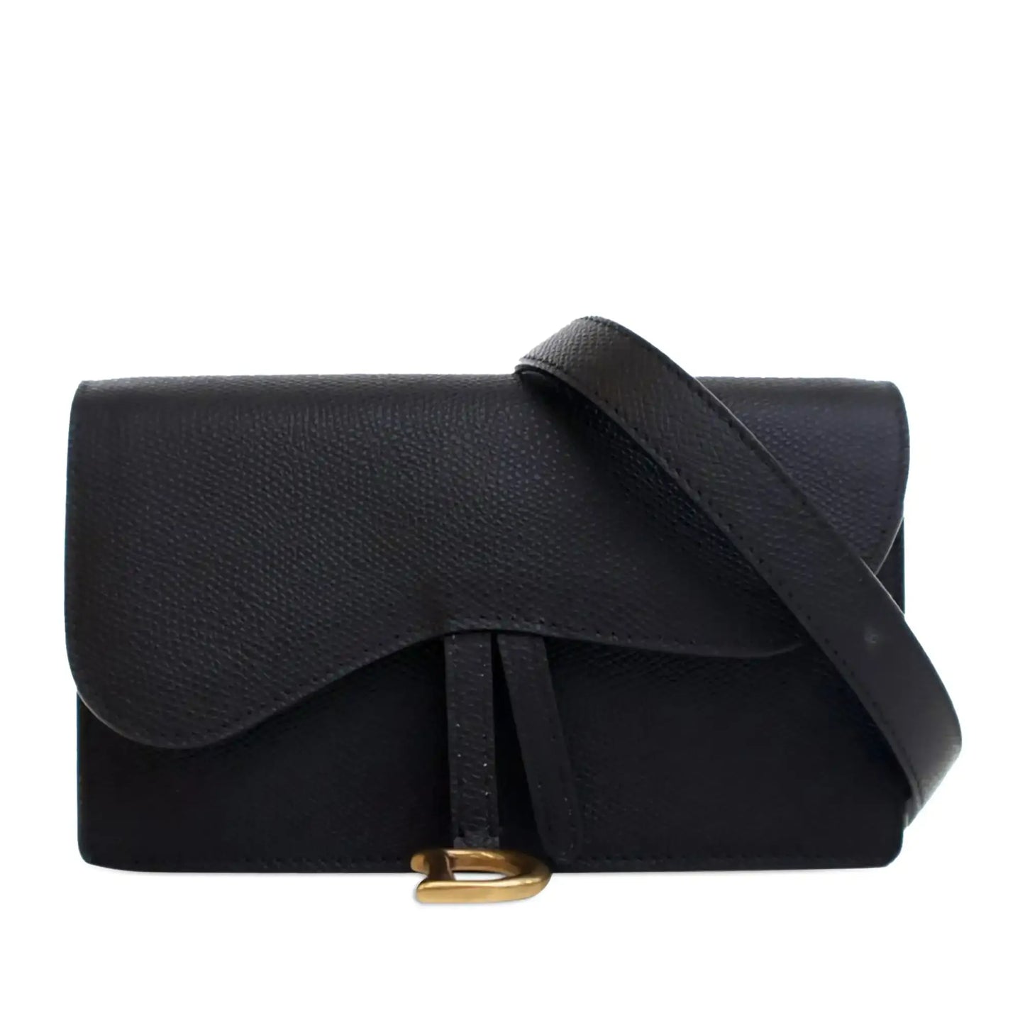 Dior Grained Calfskin Saddle Belt Bag