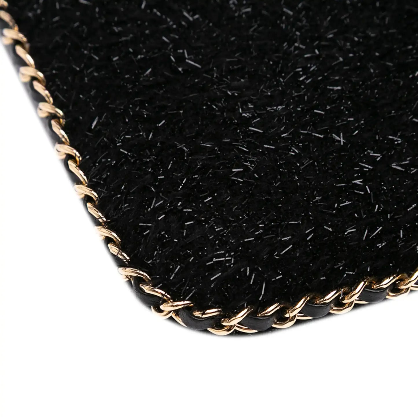 Chanel Tweed Chain Around Tablet Holder