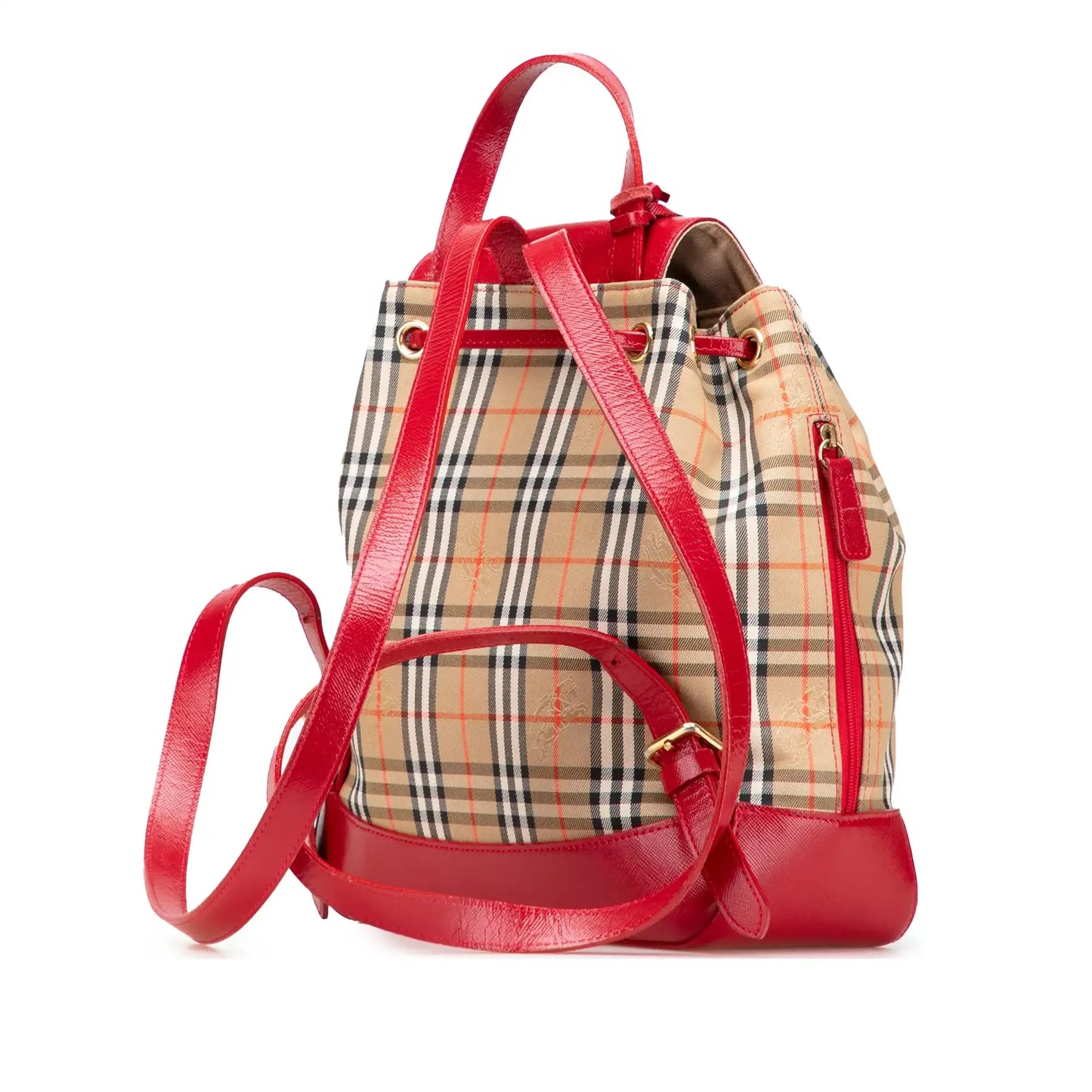 Burberry Haymarket Check Canvas Backpack