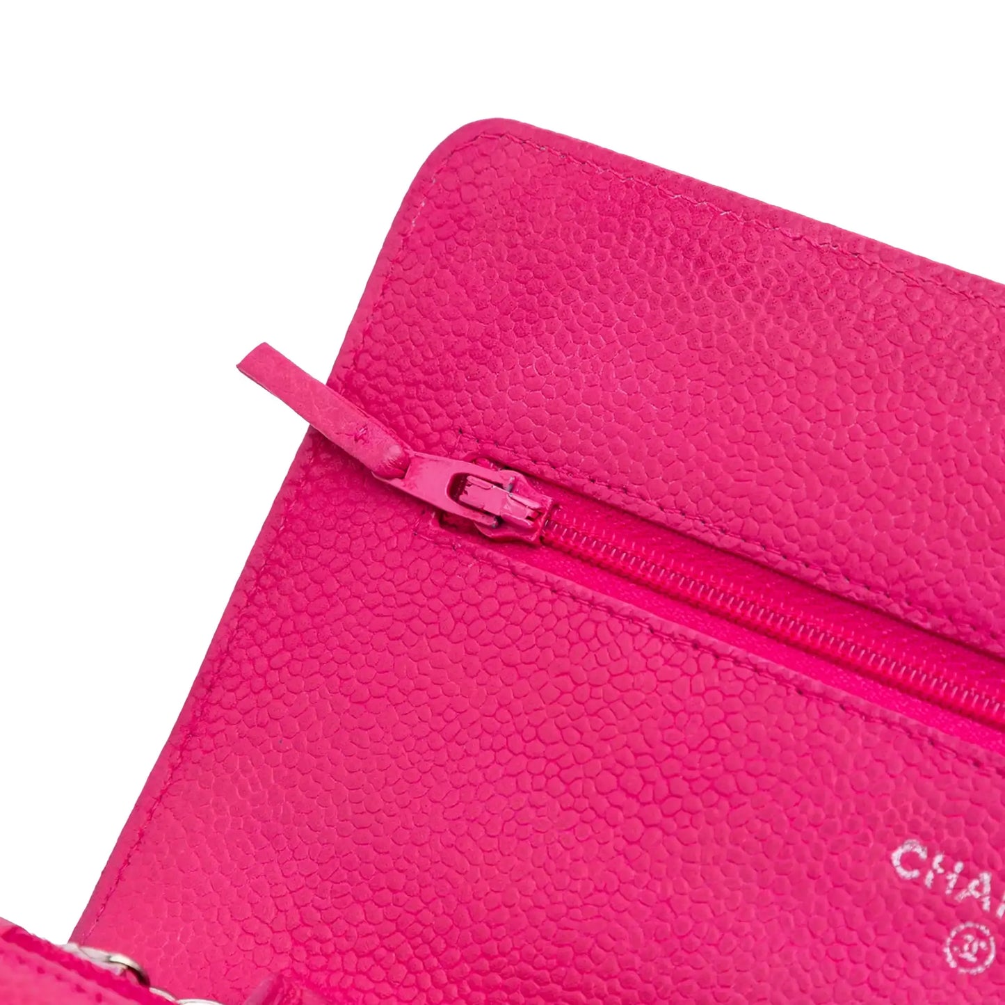 Chanel Classic Caviar Wallet On Chain