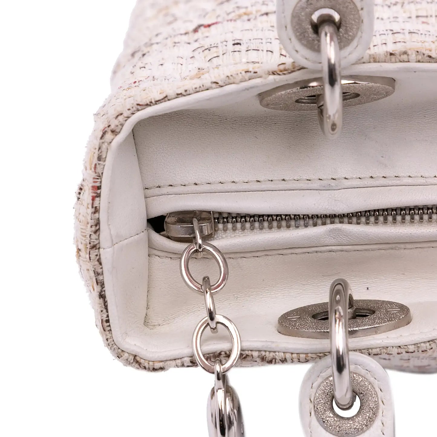Dior Medium Tweed Cannage Lady