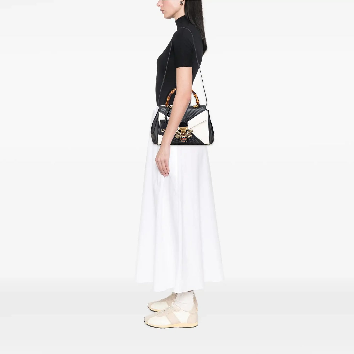 Gucci Leather Bamboo Queen Margaret Satchel