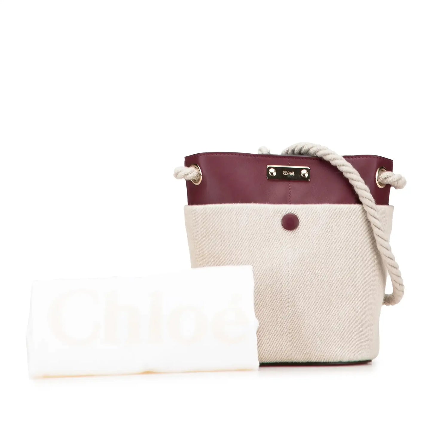 Chloé Small Canvas Key Bucket Bag