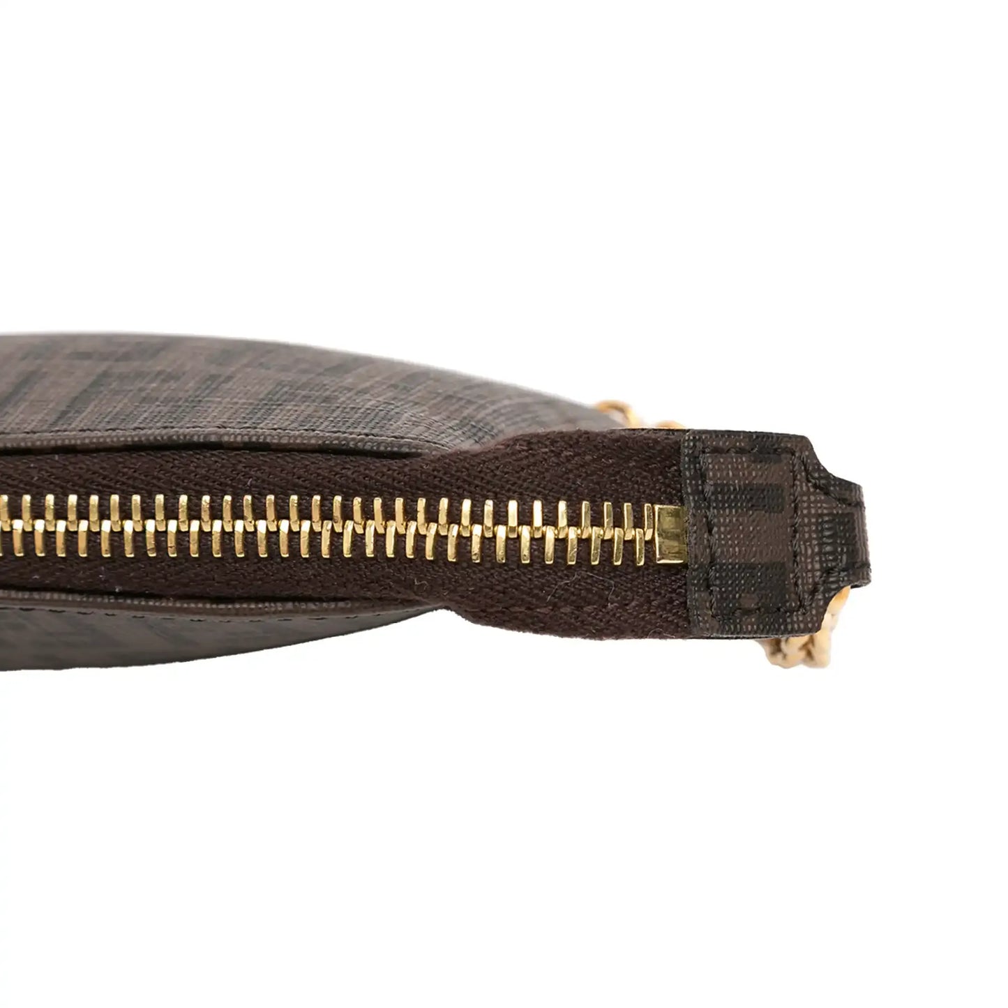 Fendi Zucchino Spalmati Chain Pochette