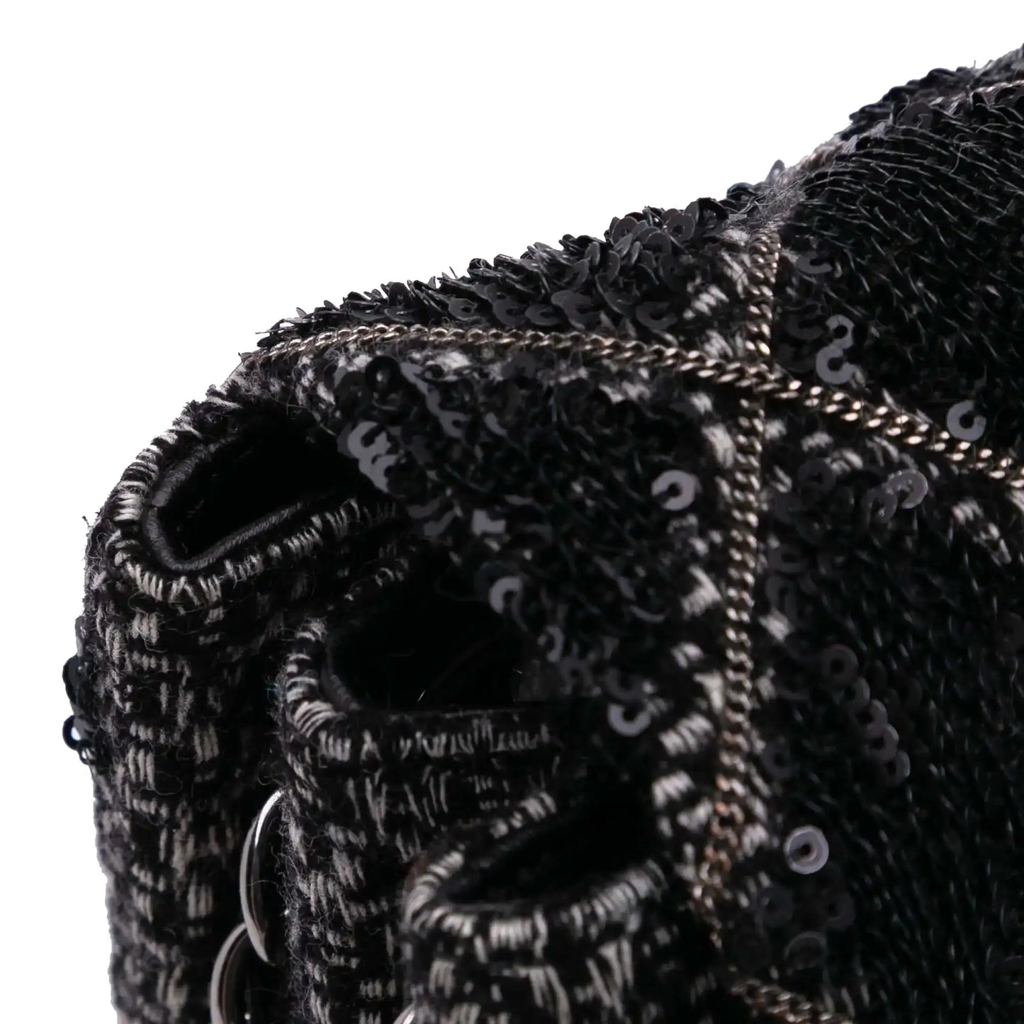 Chanel Large Tweed and Sequin Icons 3 Accordion Flap