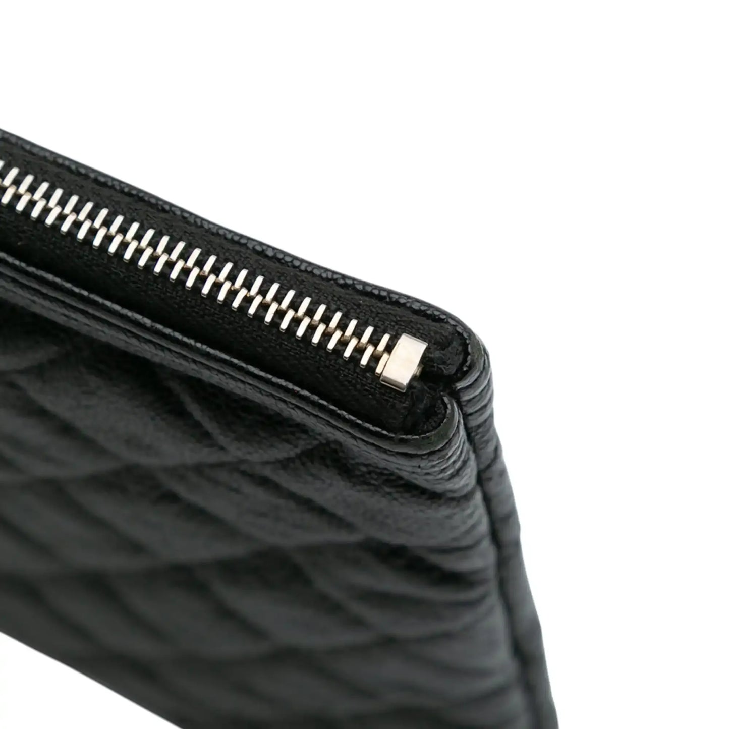 Chanel Large Lambskin Boy O Case Clutch