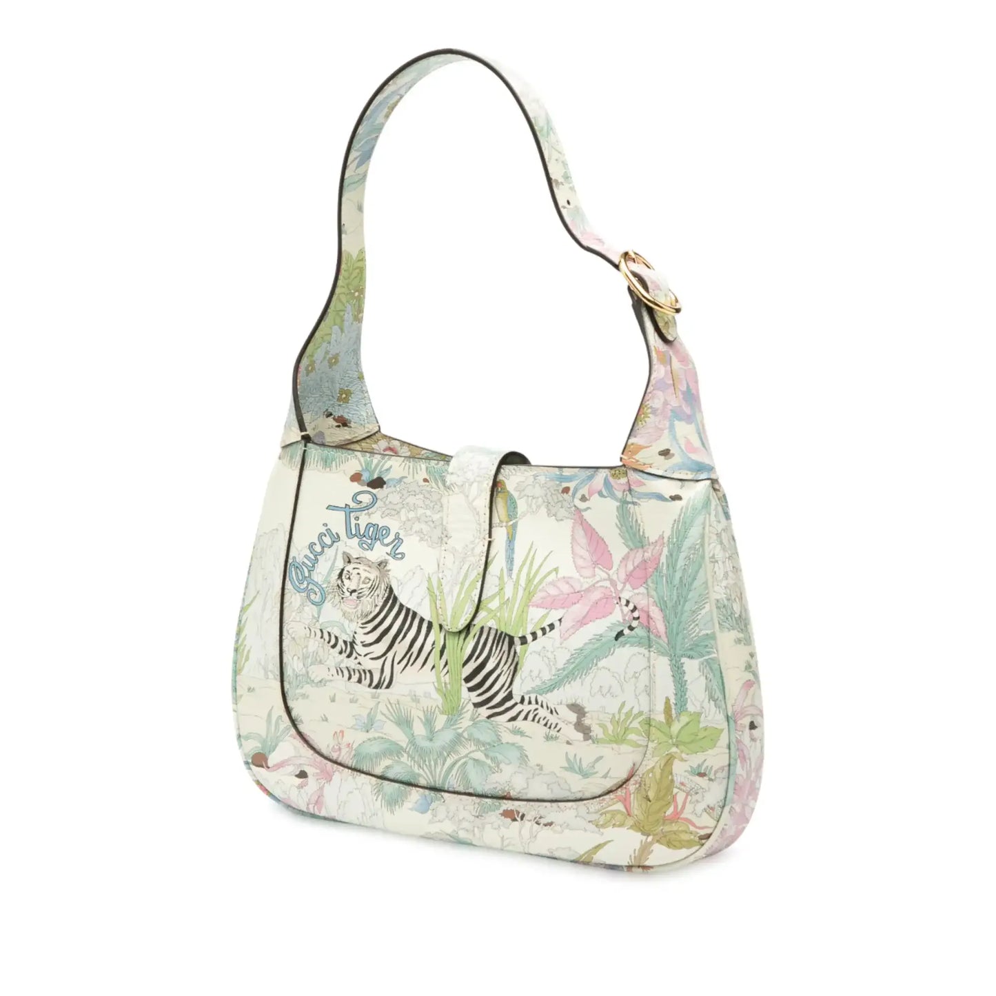 Gucci Small Calfskin Tiger Jackie 1961 Crossbody