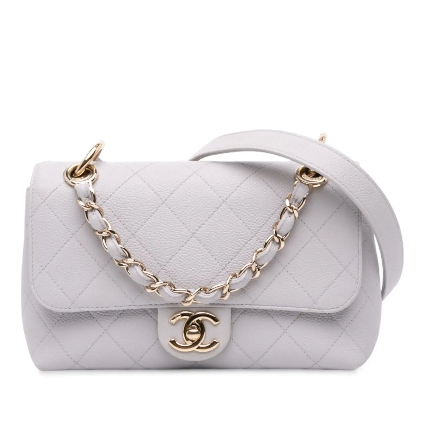 Chanel Small Stitched Caviar City Walk Flap