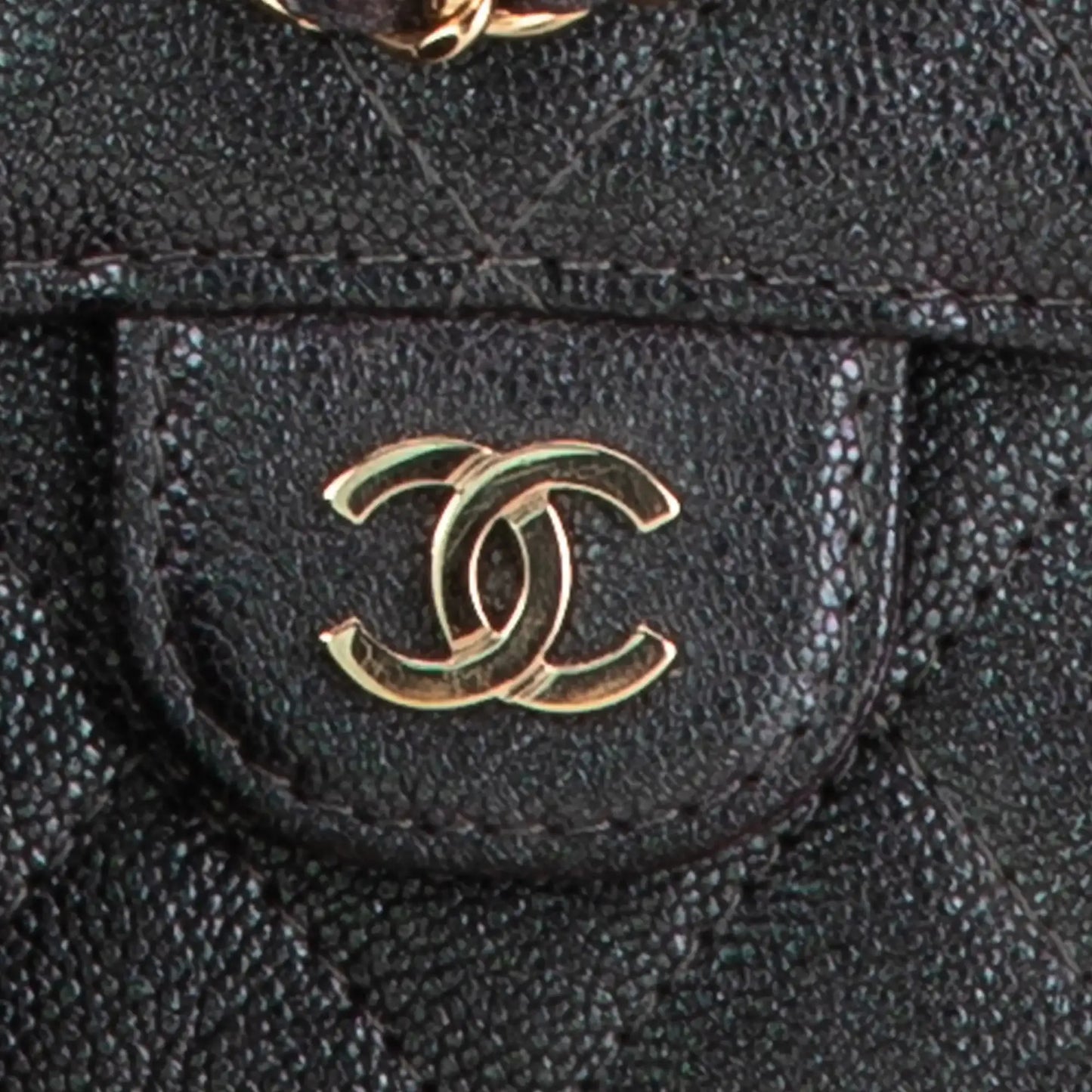 Chanel Small Iridescent Caviar Single Flap