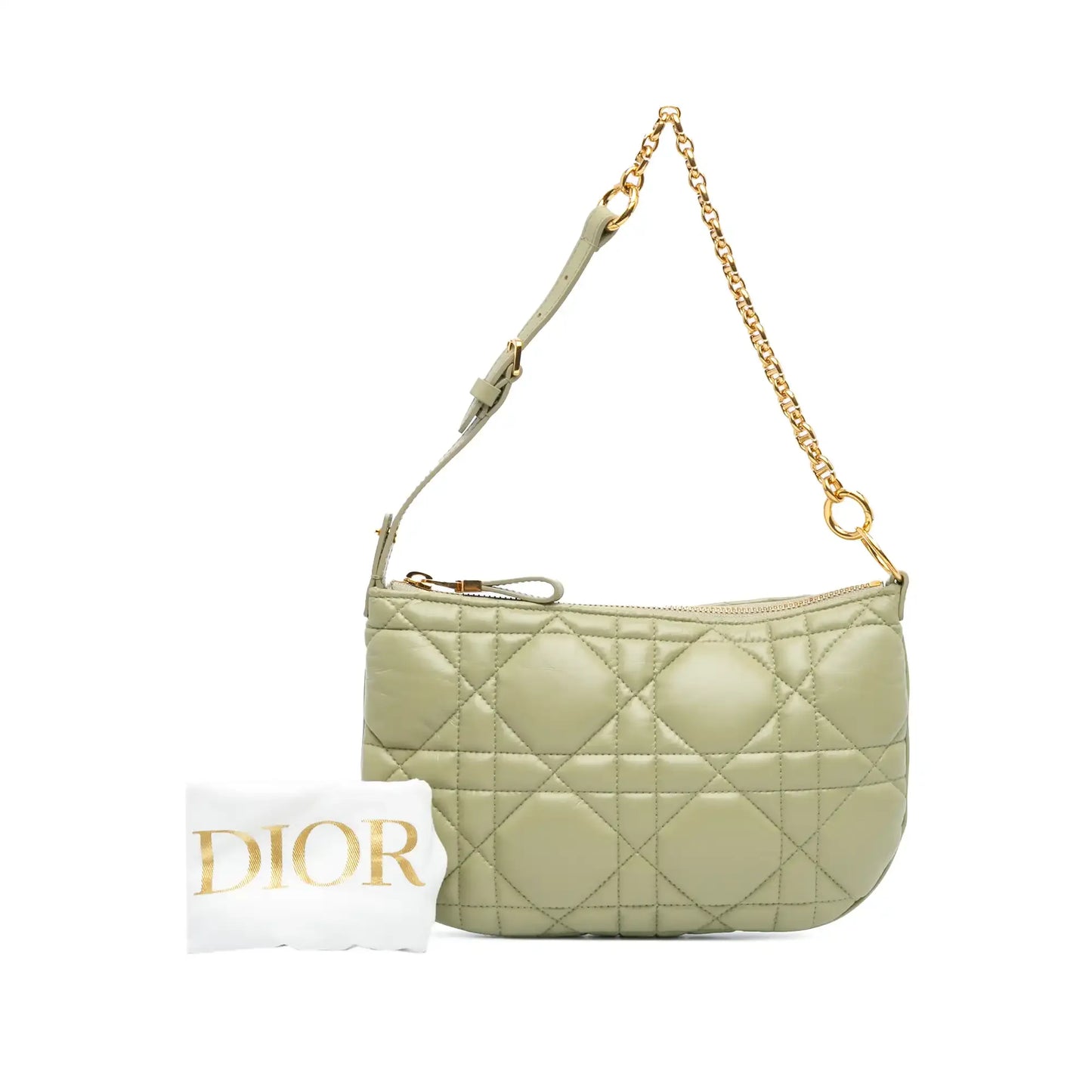 Dior Mini Calfskin Macrocannage Dior Caro Tulip Bag
