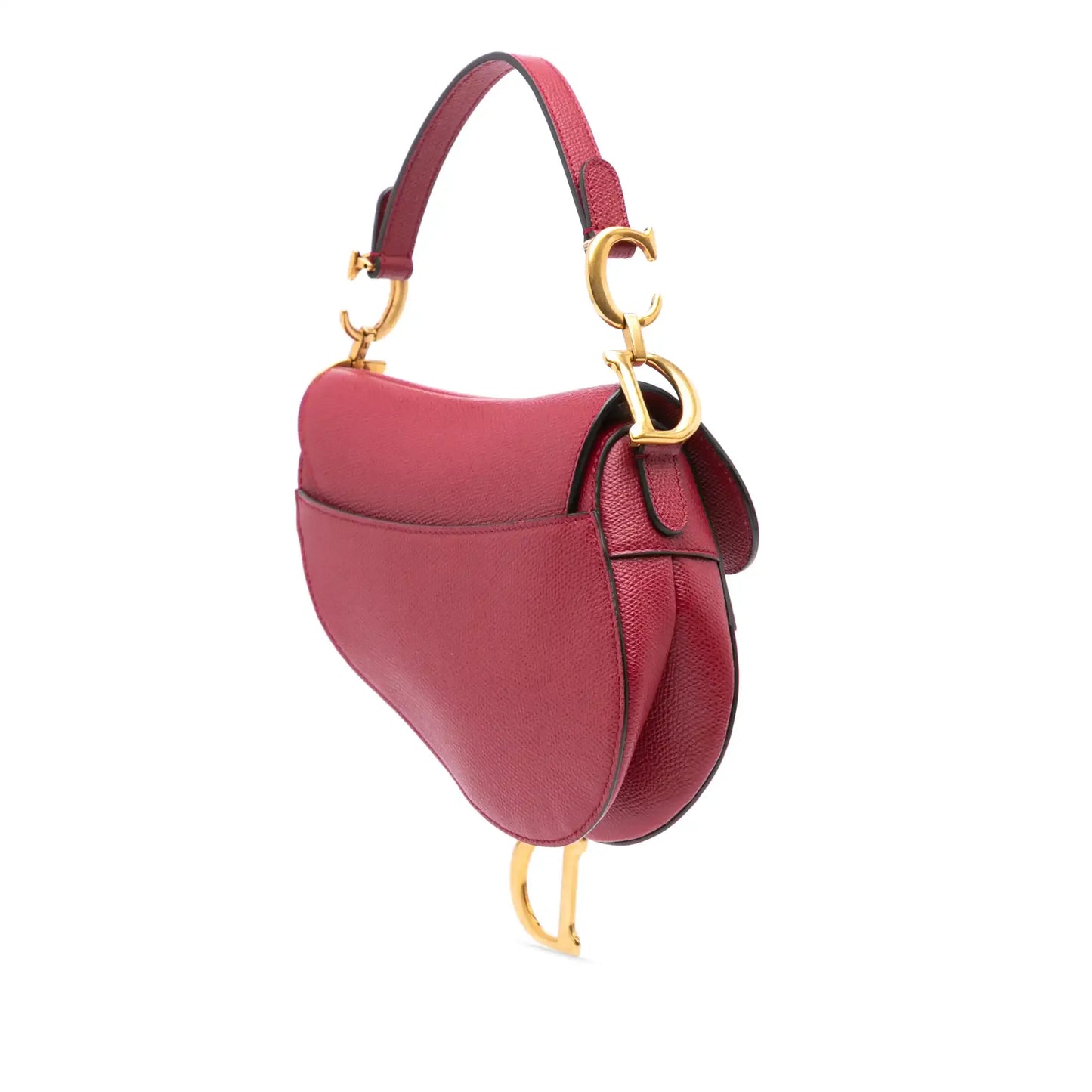 Dior Mini Grained Calfskin Saddle Bag
