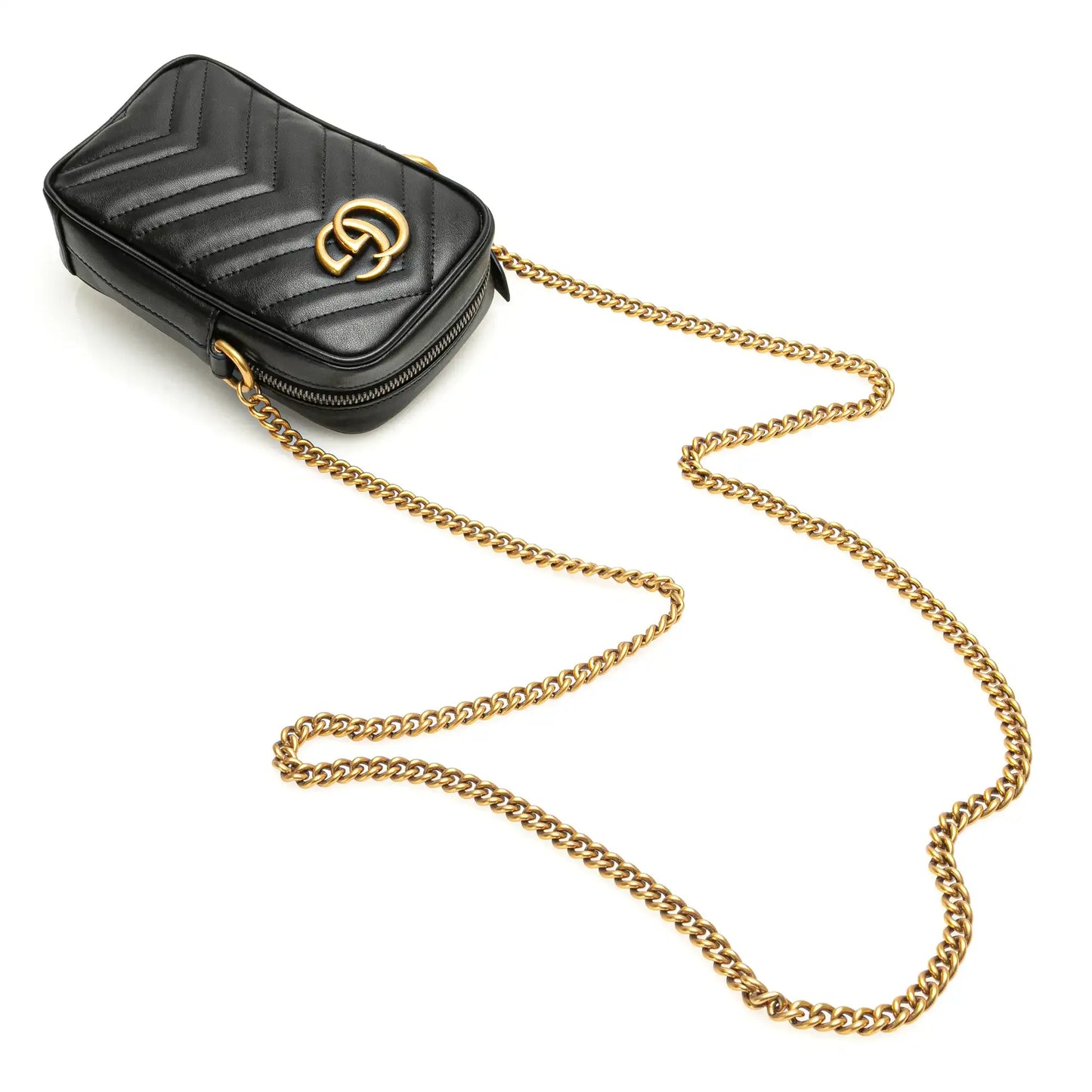 Gucci Mini GG Marmont Matelasse Leather Crossbody