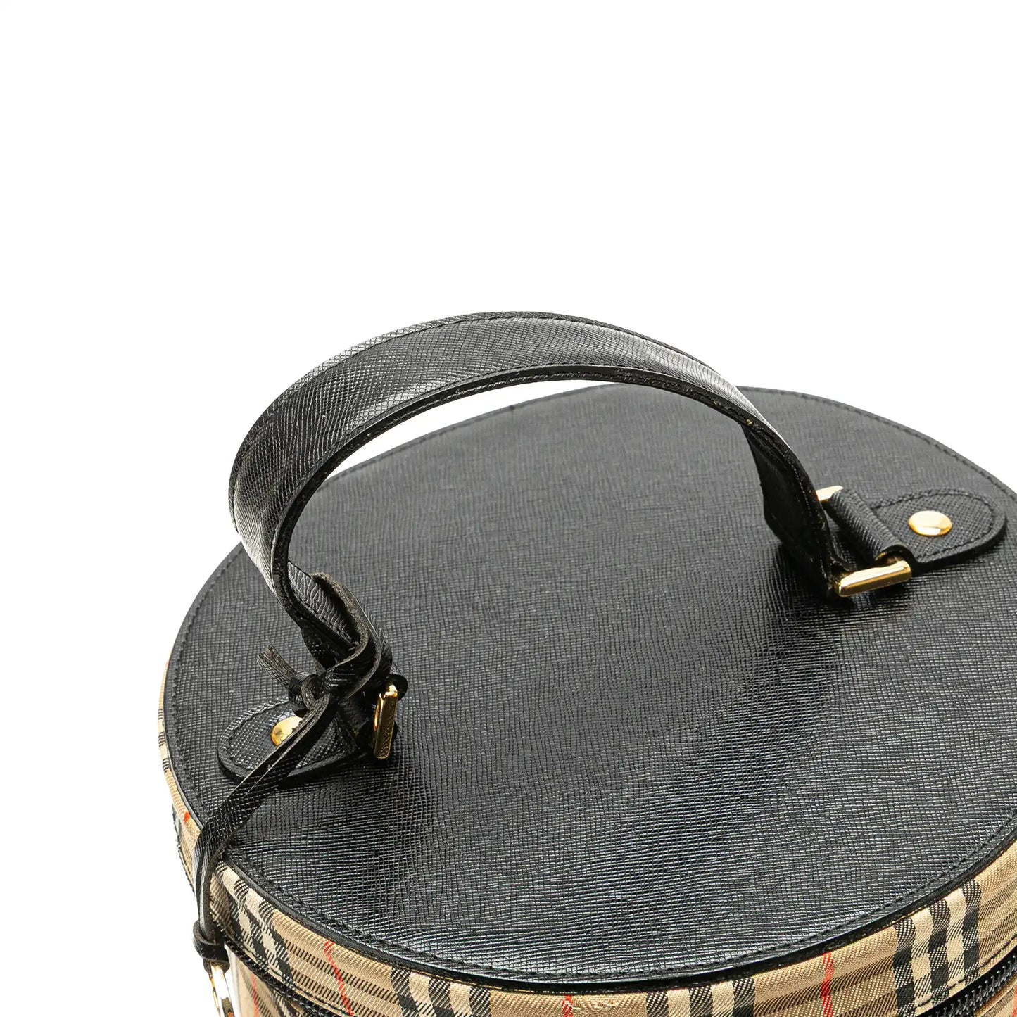 Burberry Haymarket Check Canvas Vanity Bag