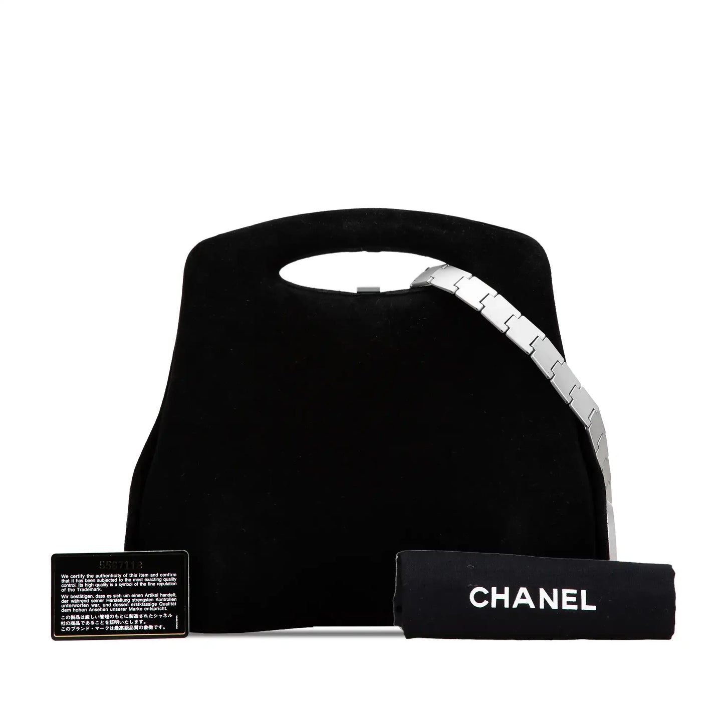 Chanel Suede Millennium 2005 Hard Case Hip Bag