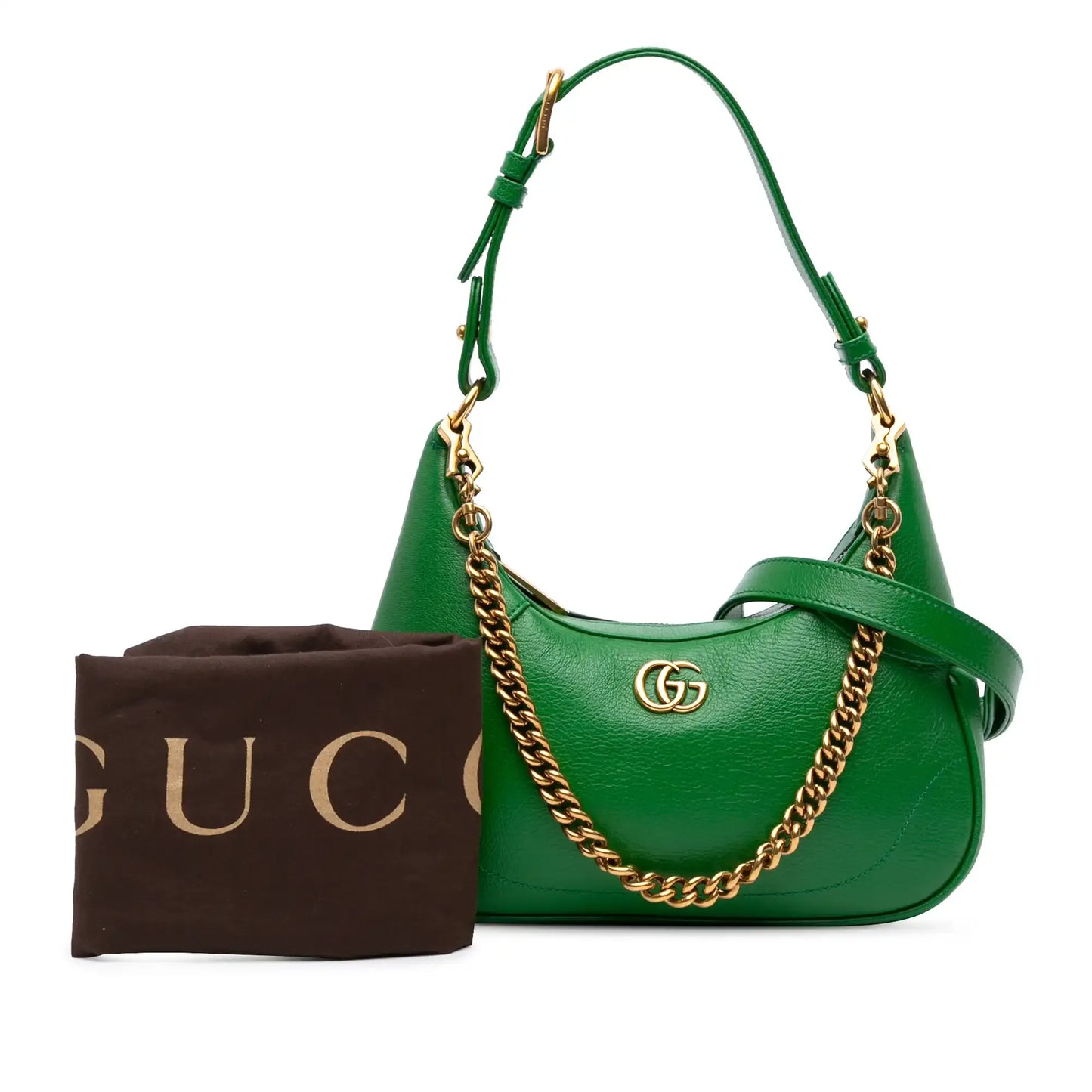 Gucci Small Leather Aphrodite Satchel