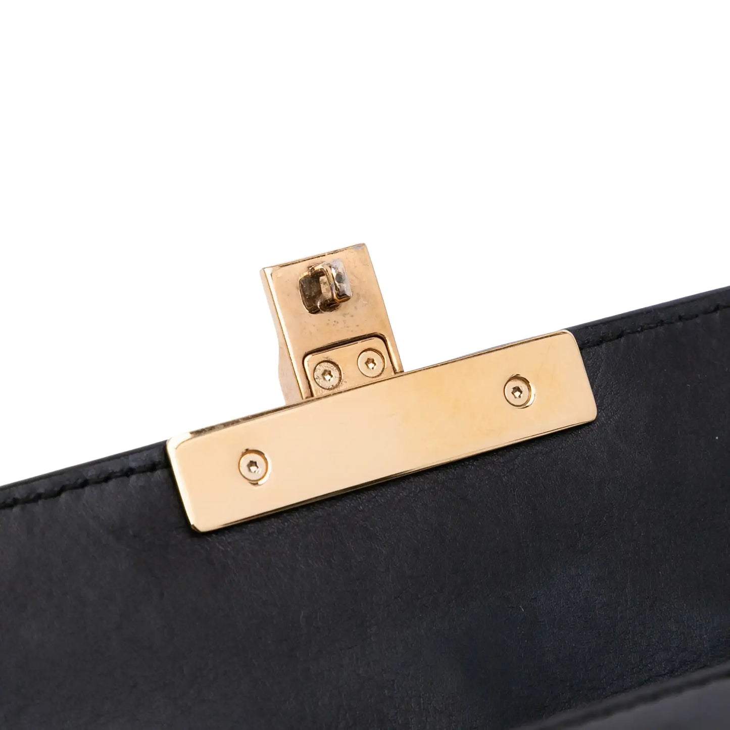 Gucci Small Pearl Studded Leather Padlock Crossbody