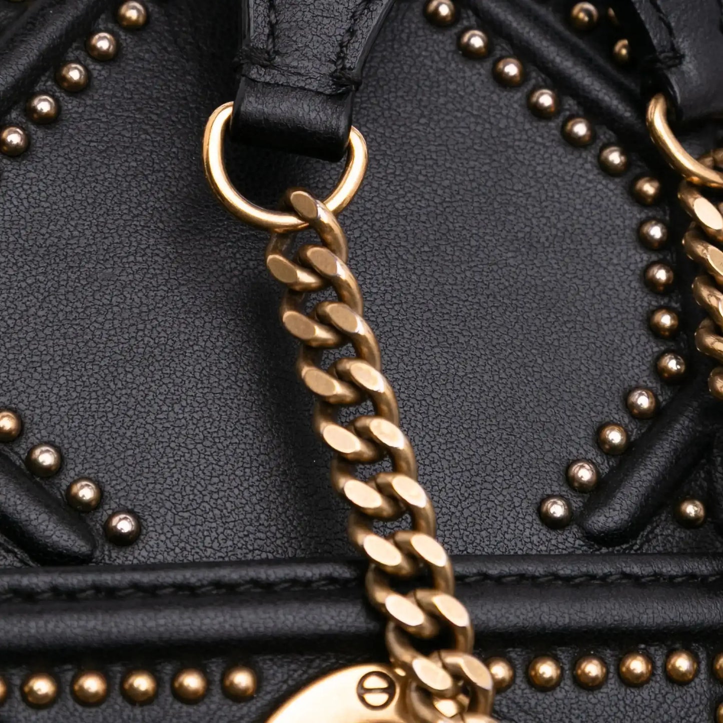 Dior Studded Leather Vertical Diorama Crossbody