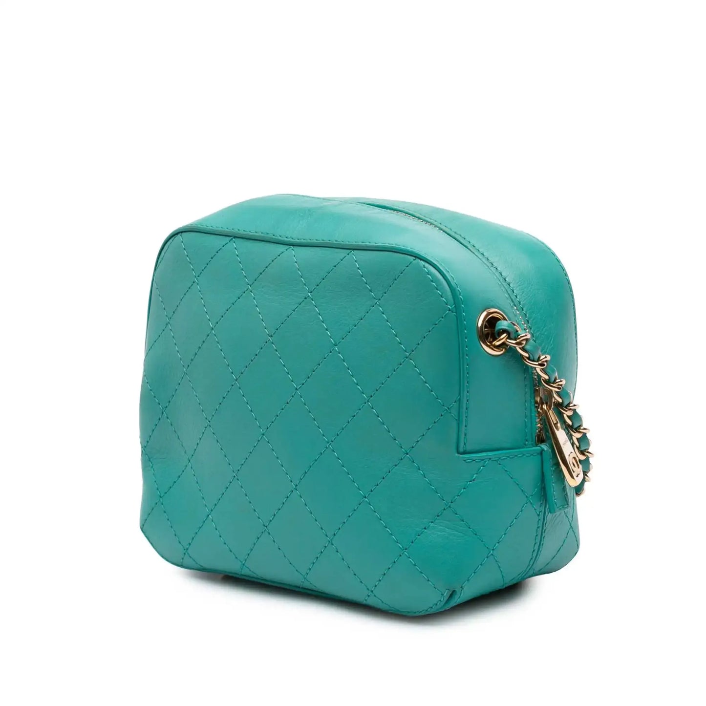 Chanel CC Stitched Calfskin Enamel Camera Bag