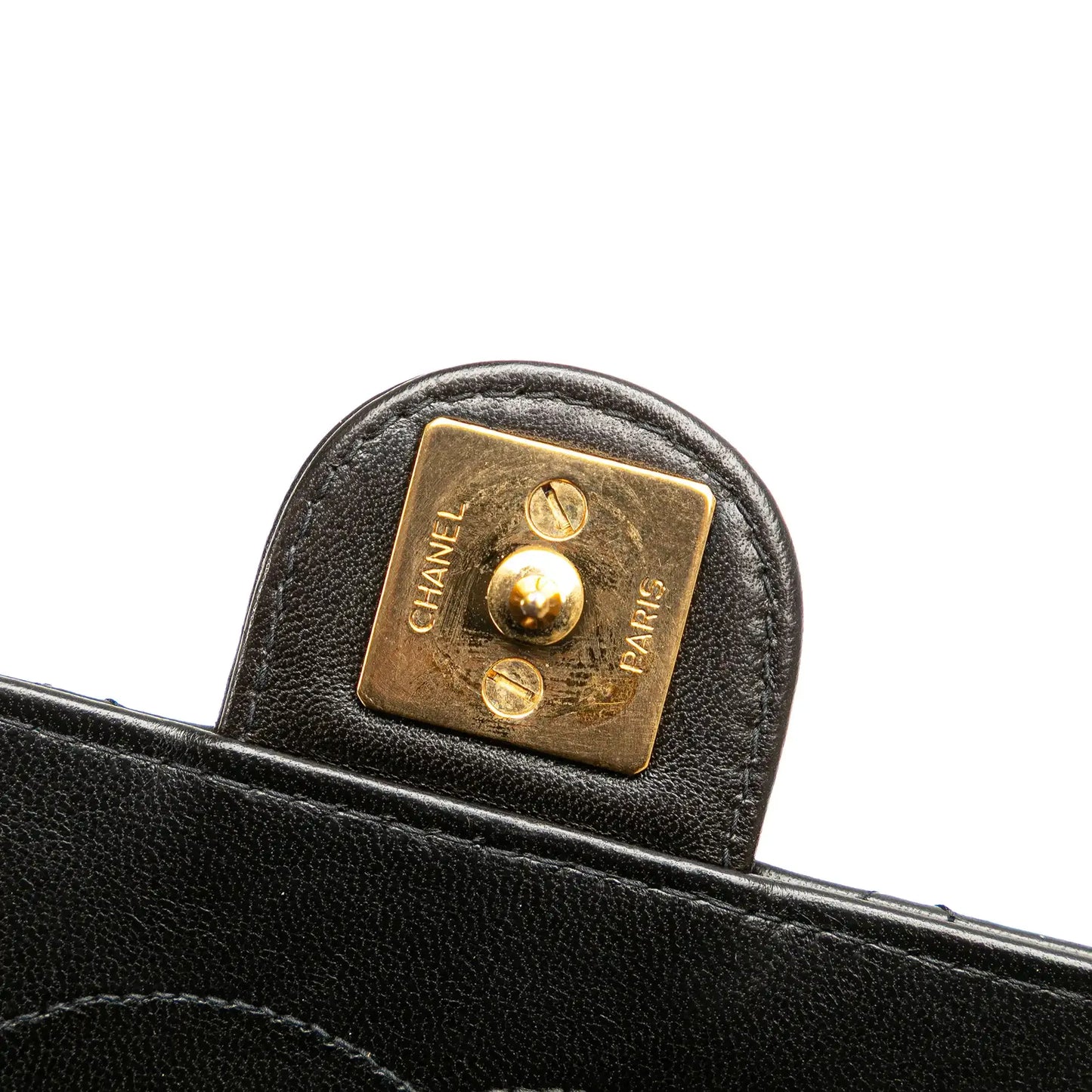 Chanel CC Quilted Lambskin Single Flap
