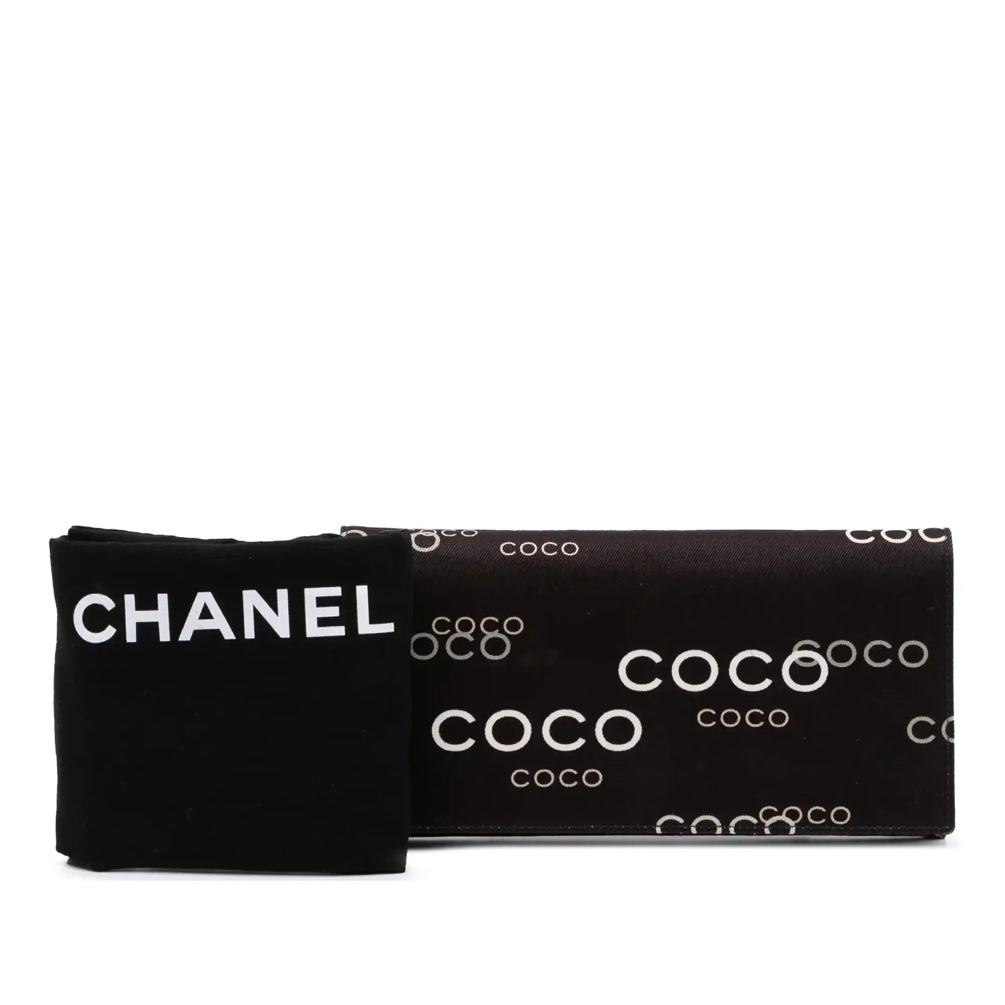 Channel Denim Coco Flap Wallet