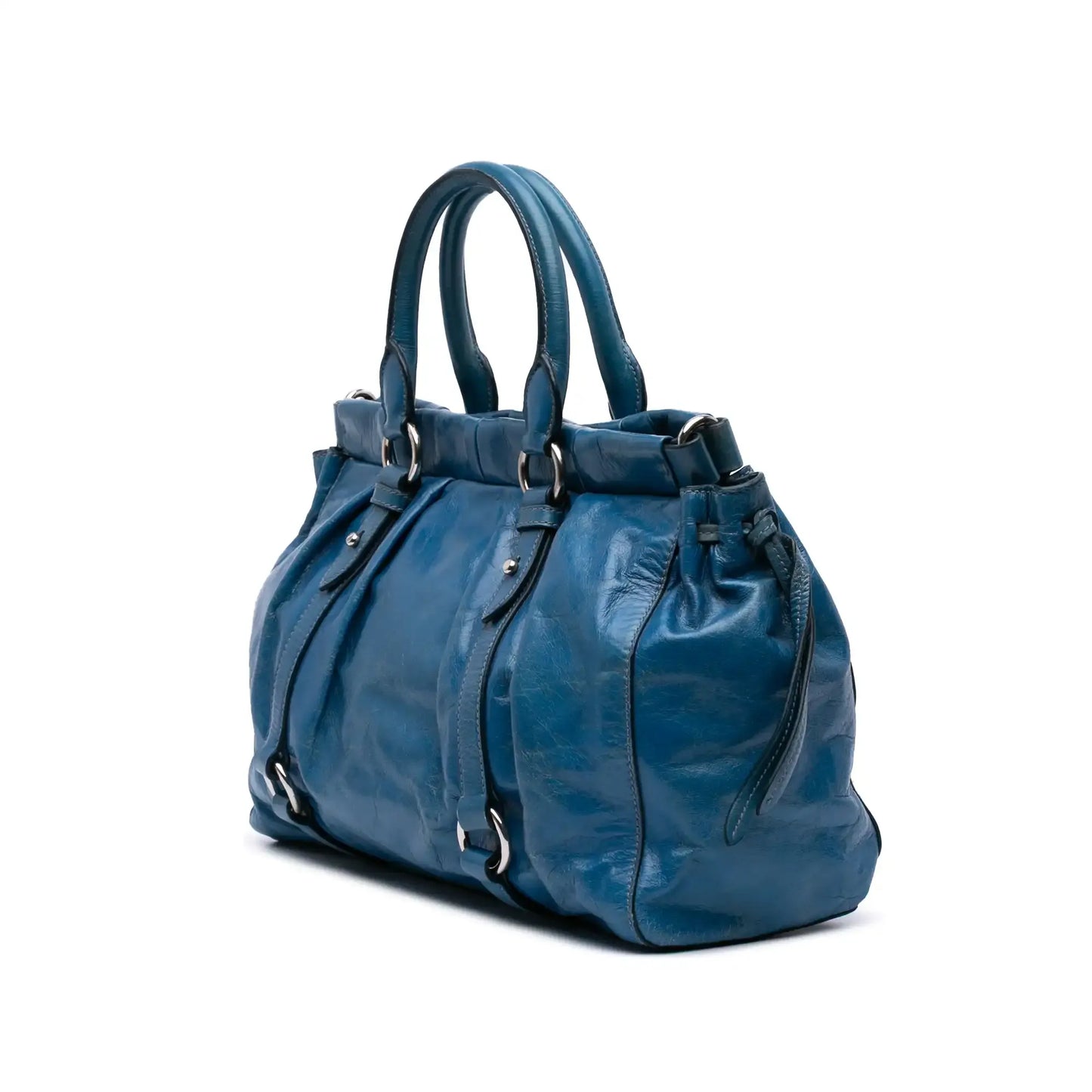 Miu Miu Large Vitello Shine Satchel