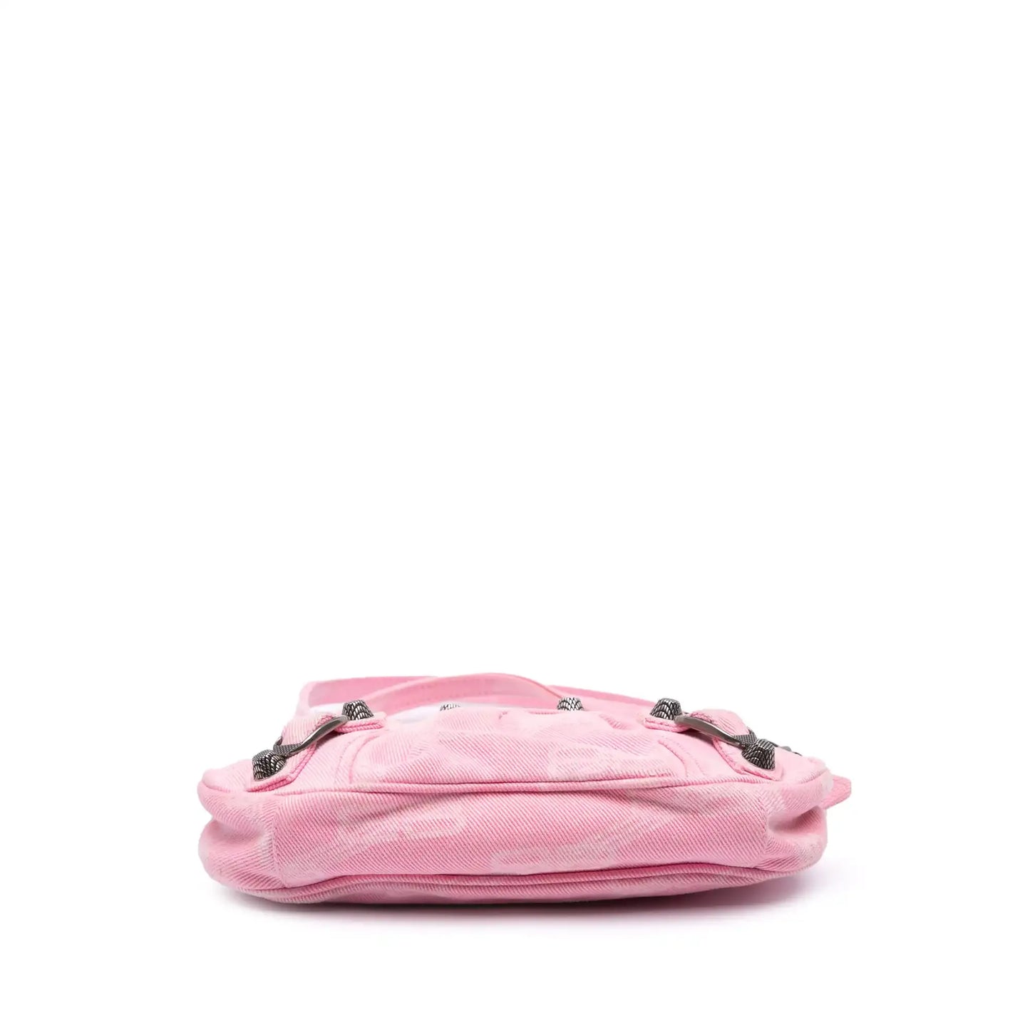 Balenciaga Mini BB Monogram Denim Le Cagole