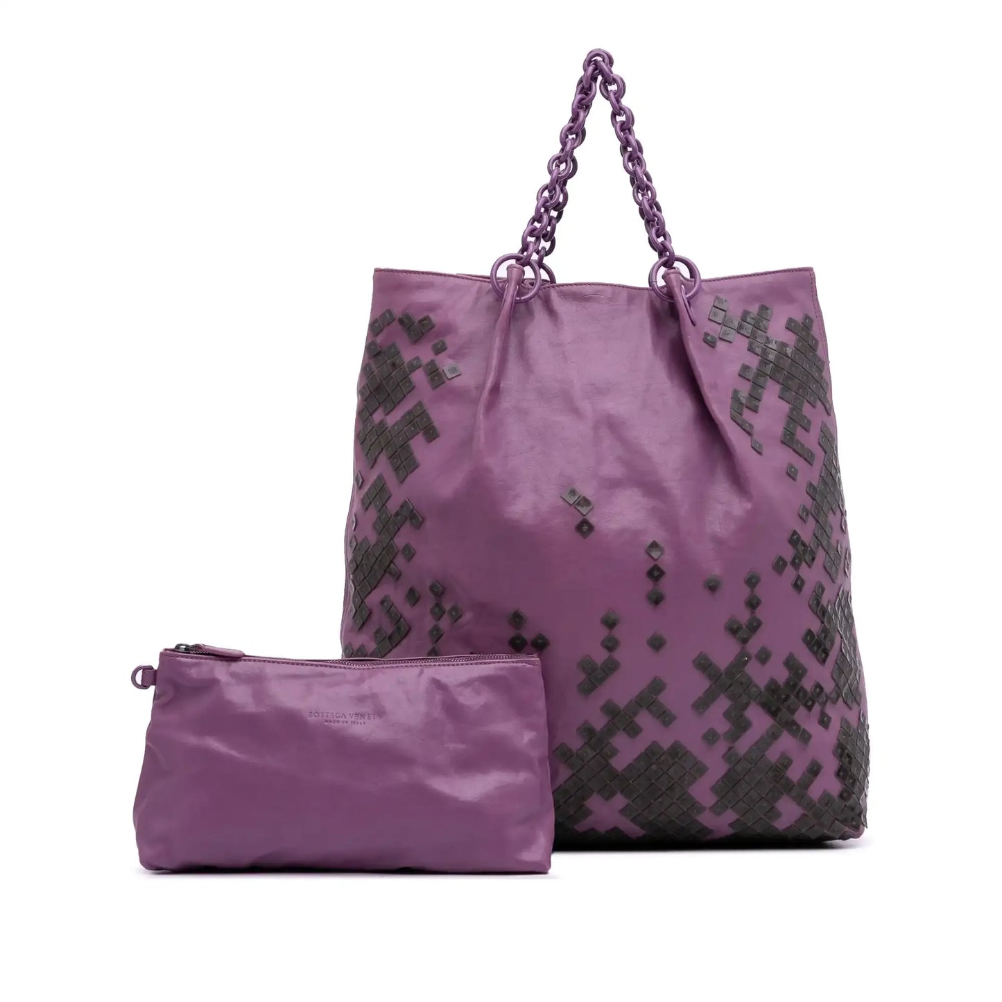 Bottega Veneta Vitello Mosaico Laque Tote
