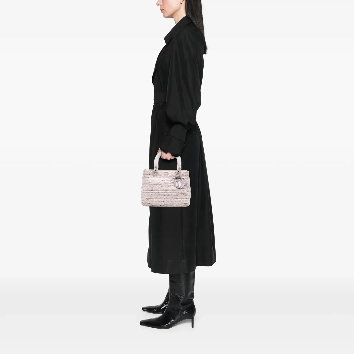 Dior Medium Tweed Cannage Lady