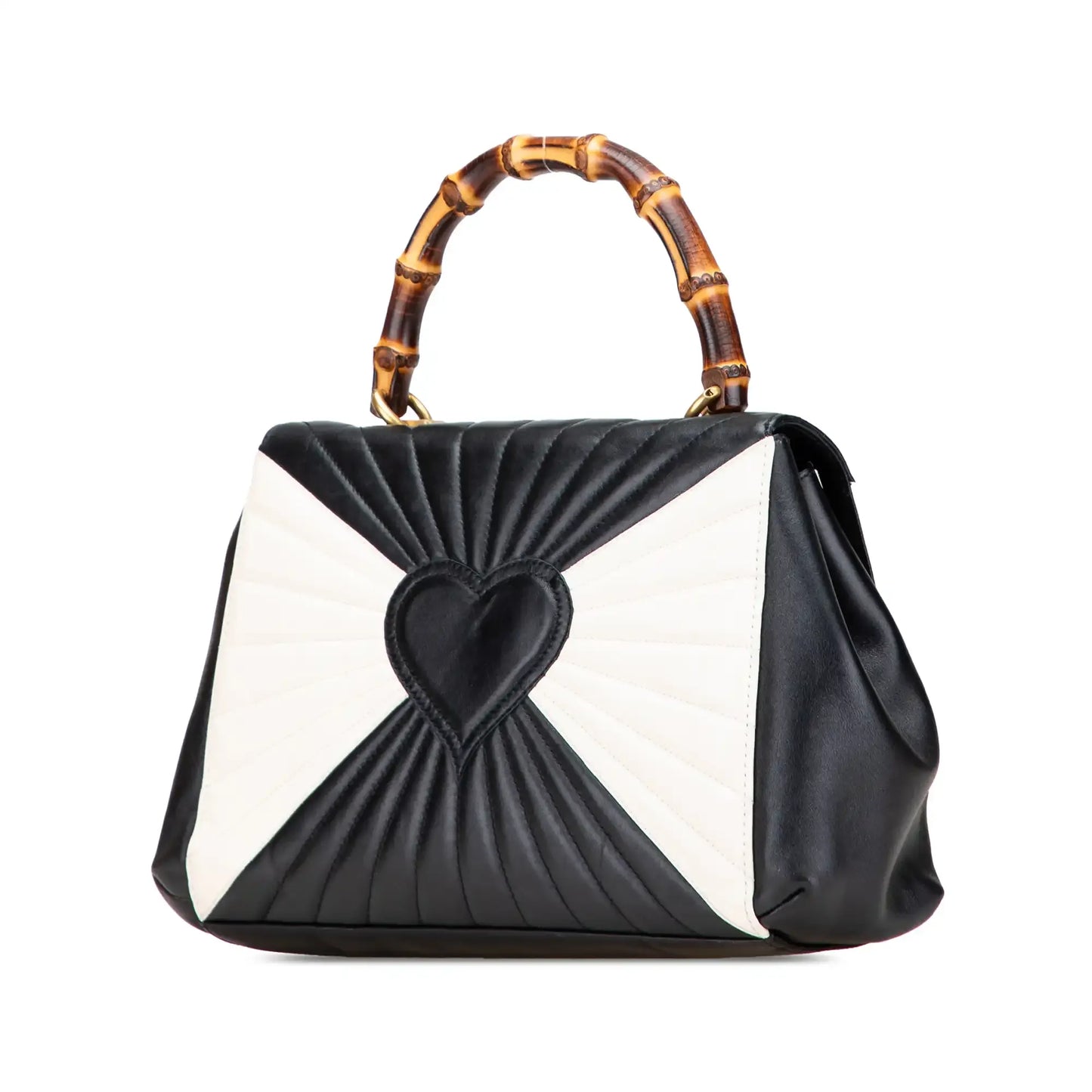 Gucci Leather Bamboo Queen Margaret Satchel