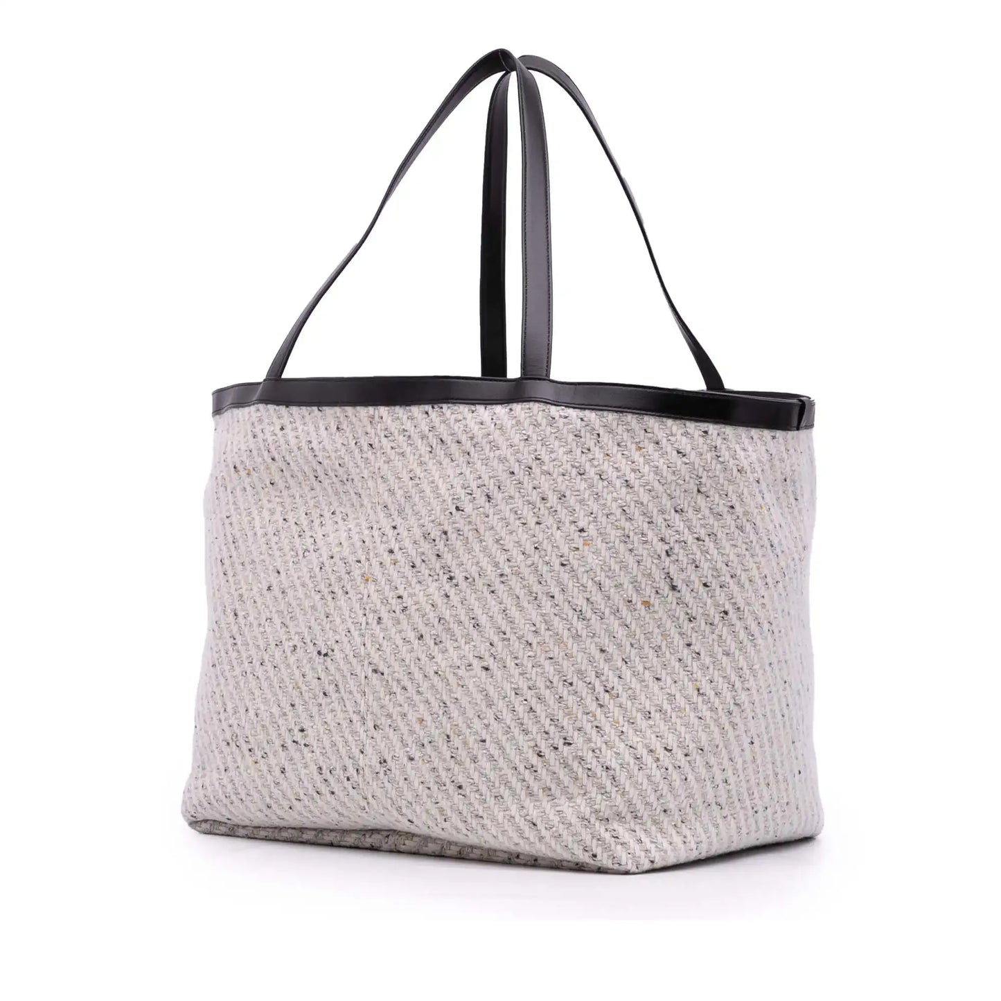 Bottega Veneta Large Wool and Calfskin Flip Flap Tote
