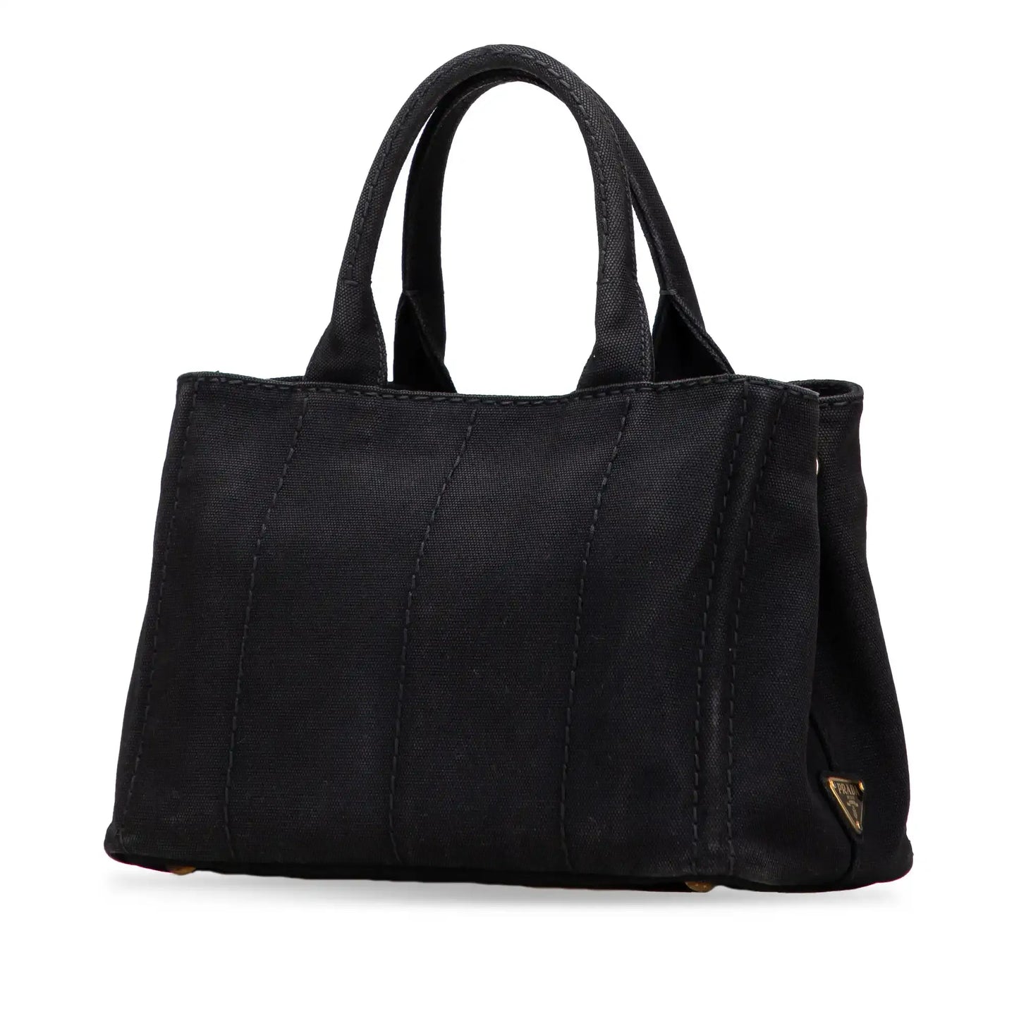 Prada Small Canvas Canapa Logo Satchel