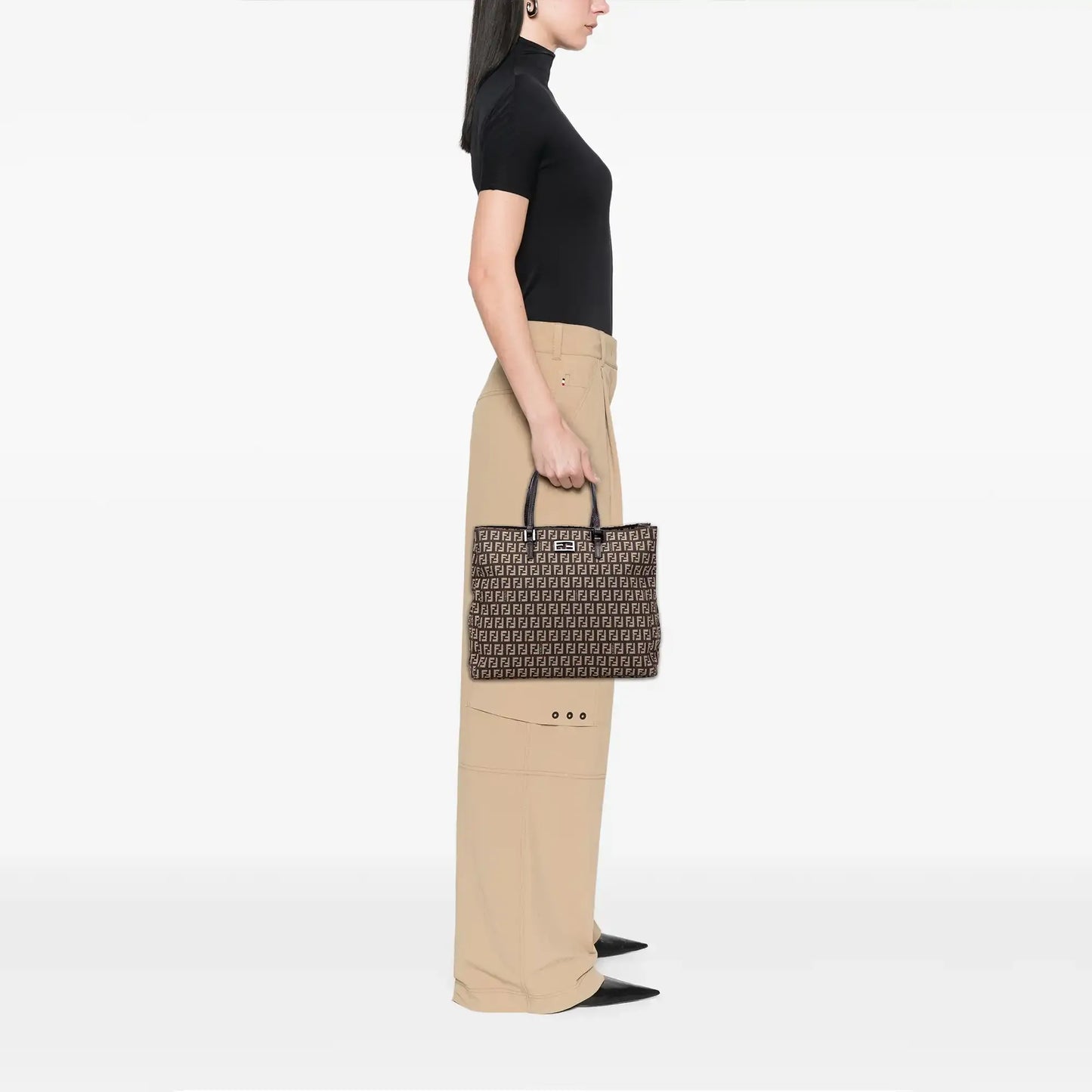 Fendi Zucchino Canvas Tote