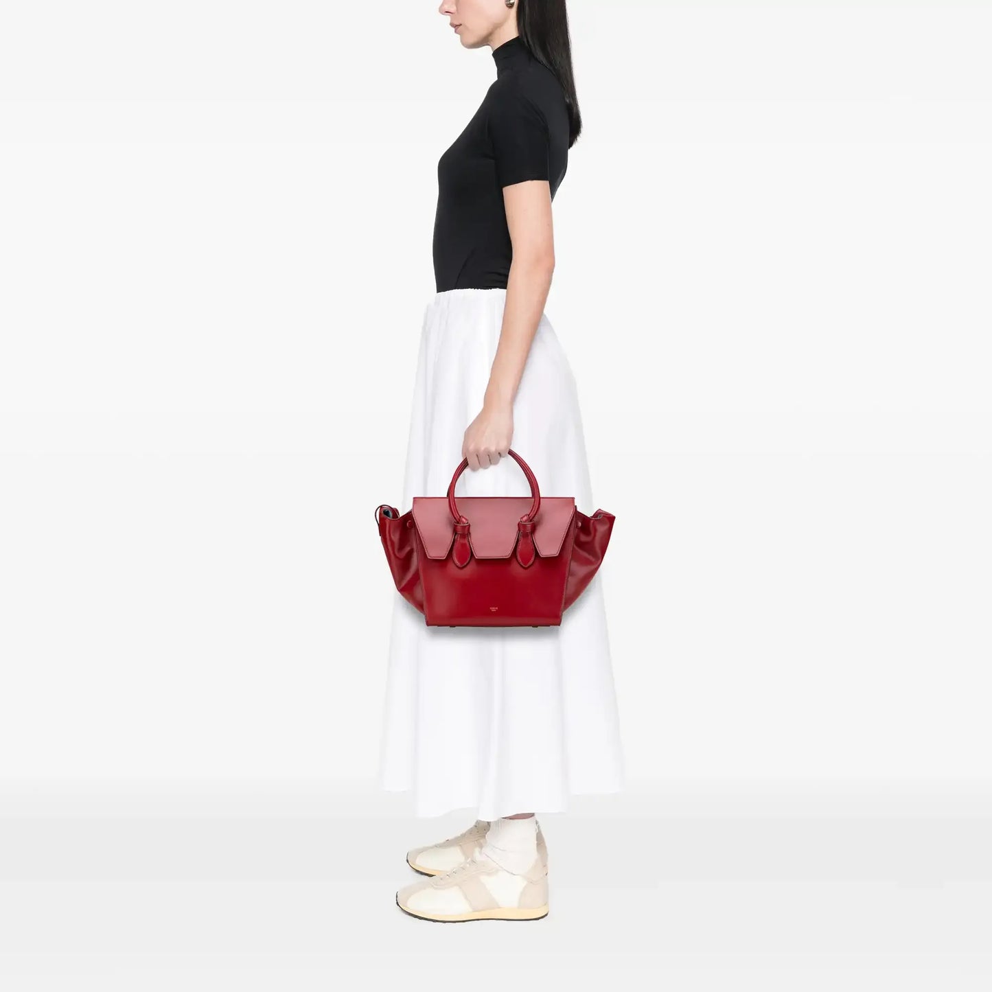 Celine Small Leather Tie Tote